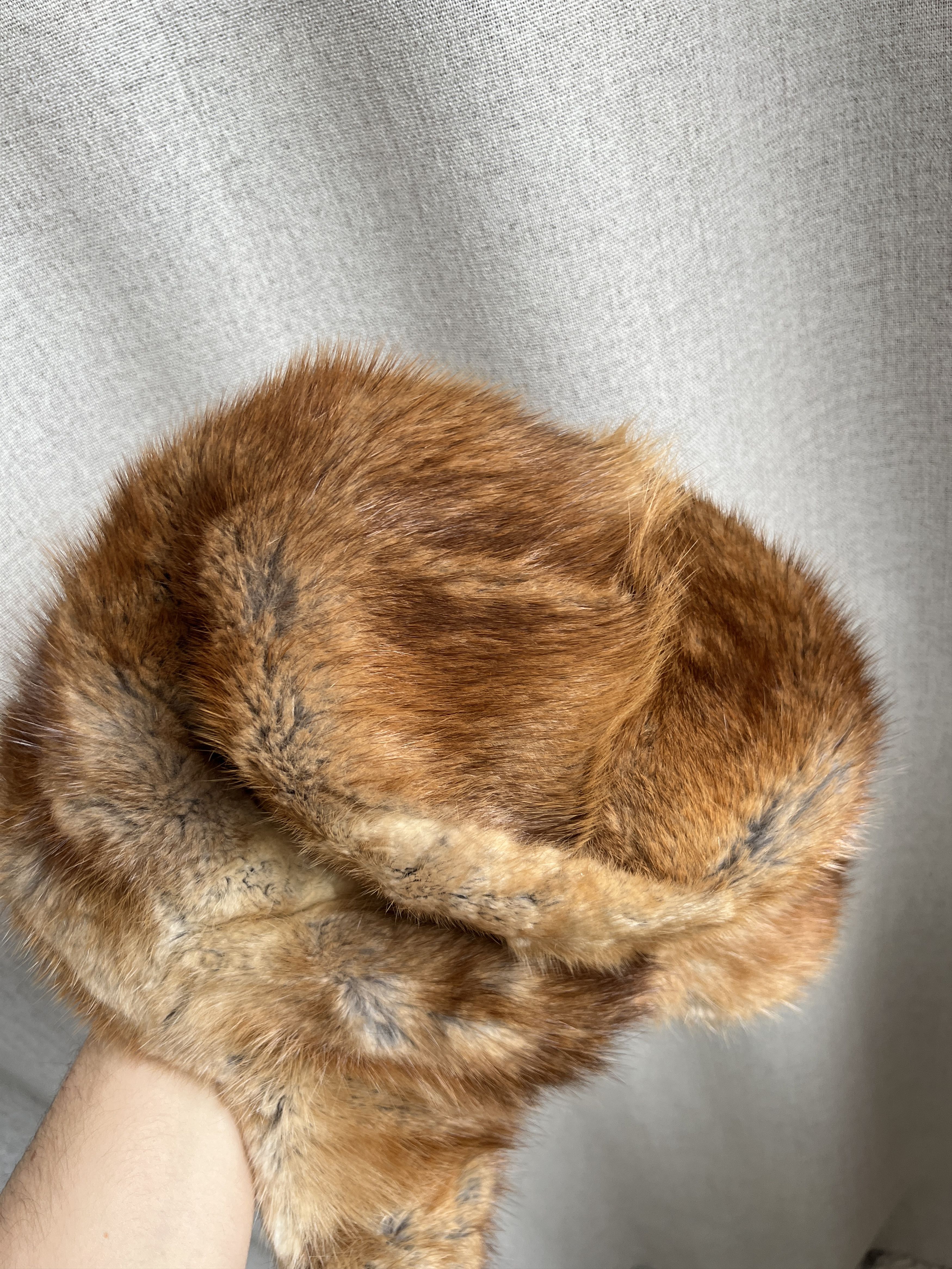 Vintage Vintage Avant Garde Real Fox Fur Brown Ushanka Hat Size ONE SIZE - 12 Thumbnail