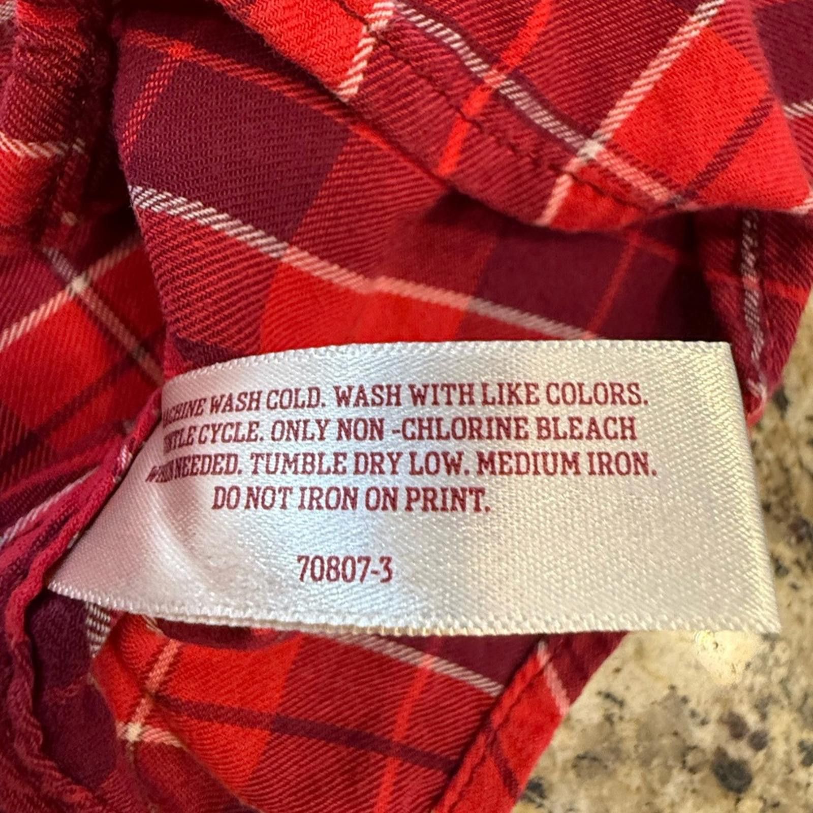 Other Arizona Jeans western plaid shirt red burgundy SZ SM Size S / US 4 / IT 40 - 6 Thumbnail