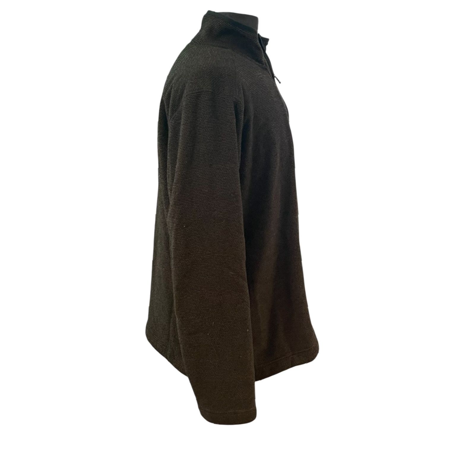 Orvis Orvis Jacket Mens XL Brown 1/4 Zip Pullover Fleece Lined Sherpa Polyester Pockets Regular Outdoor Classic Size US XL / EU 56 / 4 - 6 Thumbnail