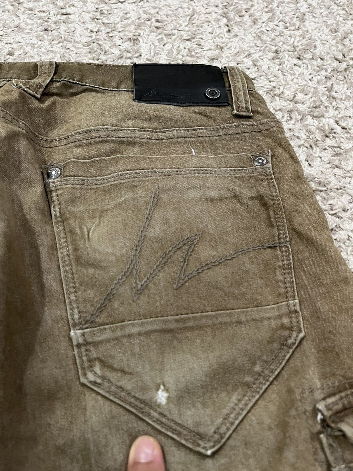 Japanese Brand FRIDAY SALE‼️🔥 Avant Garde Iz Frontier Skinny Punk Cargo Size US 33 - 8 Thumbnail