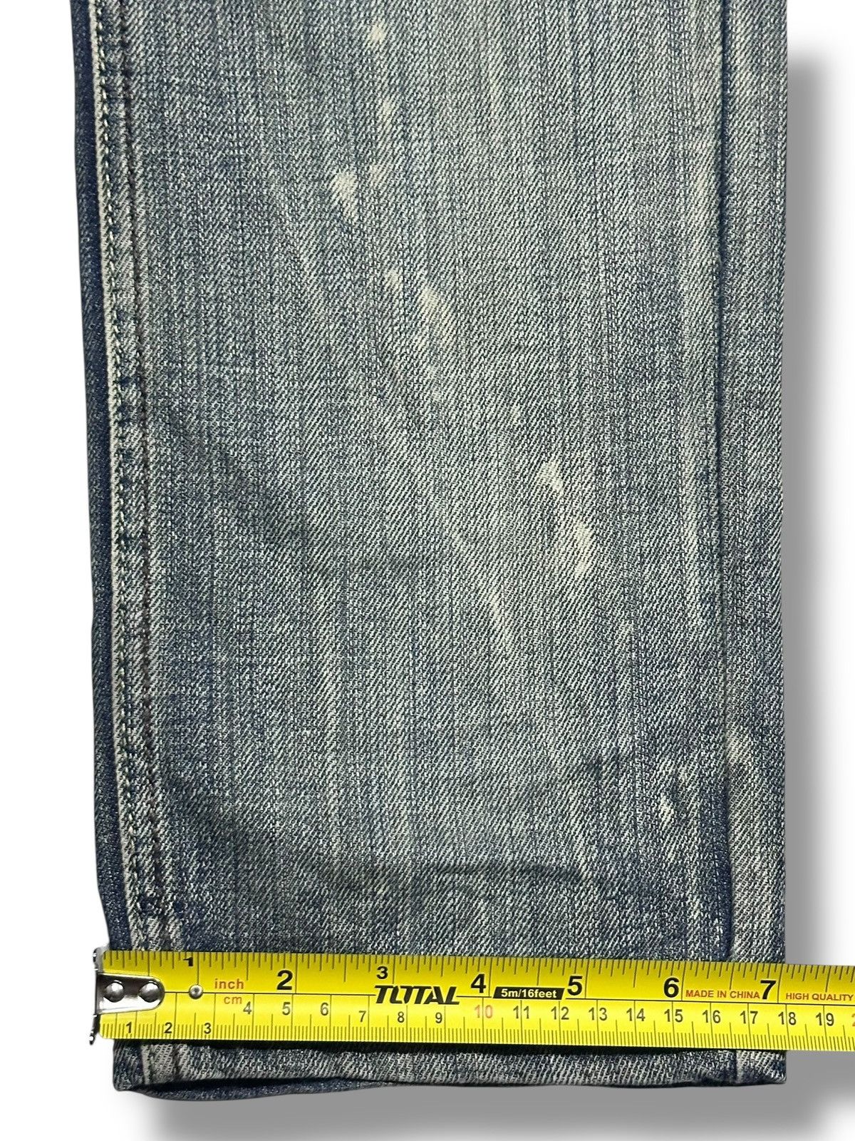 Jean Retro Man No13 Lot 1988 Distressed Painted Straight Loose Size US 34 / EU 50 - 16 Thumbnail