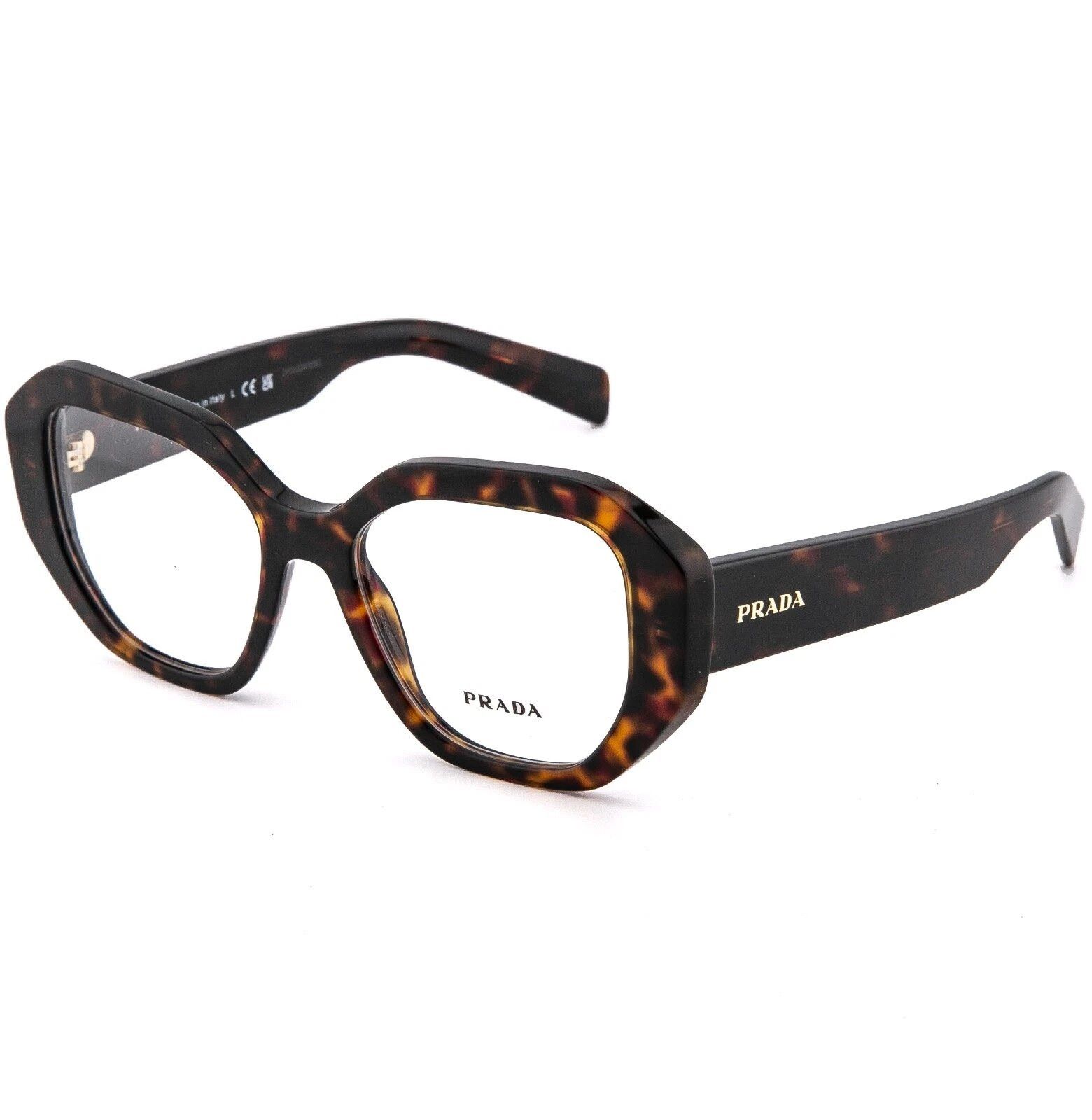 Prada PRADA SYMBOLE PRA07V Brown Havana Bold Eyeglass A07V A07 Size ONE SIZE - 3 Thumbnail