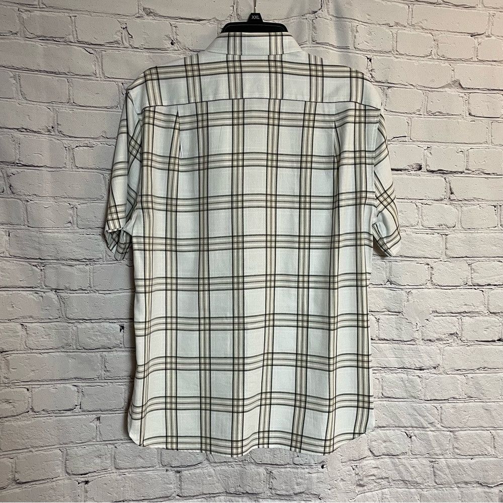 Vince NWT New $185 Vince Caspian Plaid Short Sleeve Button-Up Shi Size US M / EU 48-50 / 2 - 3 Thumbnail