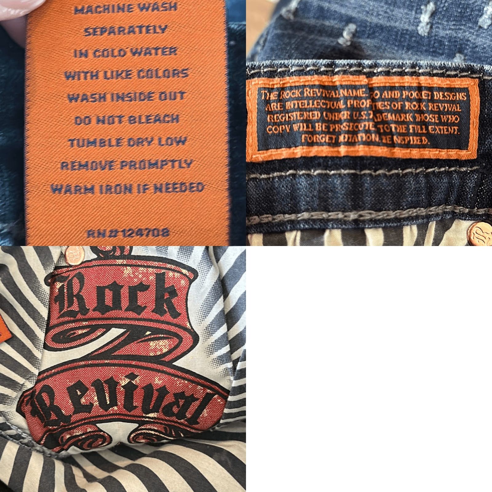 Vintage **Rock Revival Mens 32 Blue Straight Jeans NEW** User: Rock Revival Mens Blue 32 Straight Jeans NEW Size US 32 / EU 48 - 9 Thumbnail