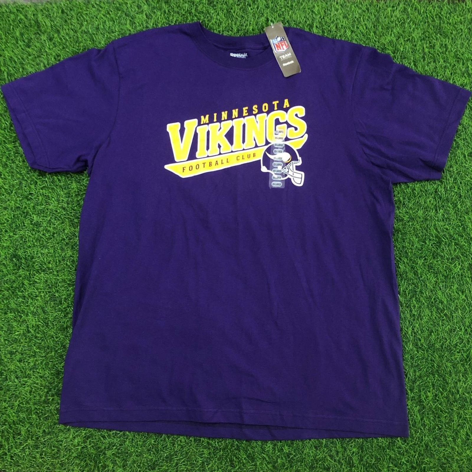 Reebok NWT Purple Minnesota Vikings Football Club Graphic Tee Size US XXL / EU 58 / 5 - 1 Thumbnail