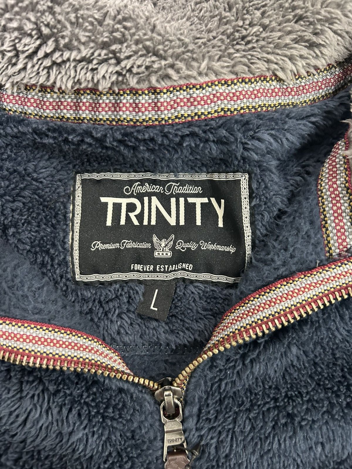 Other Navy Trinity quarter zip fleece Size US L / EU 52-54 / 3 - 2 Thumbnail
