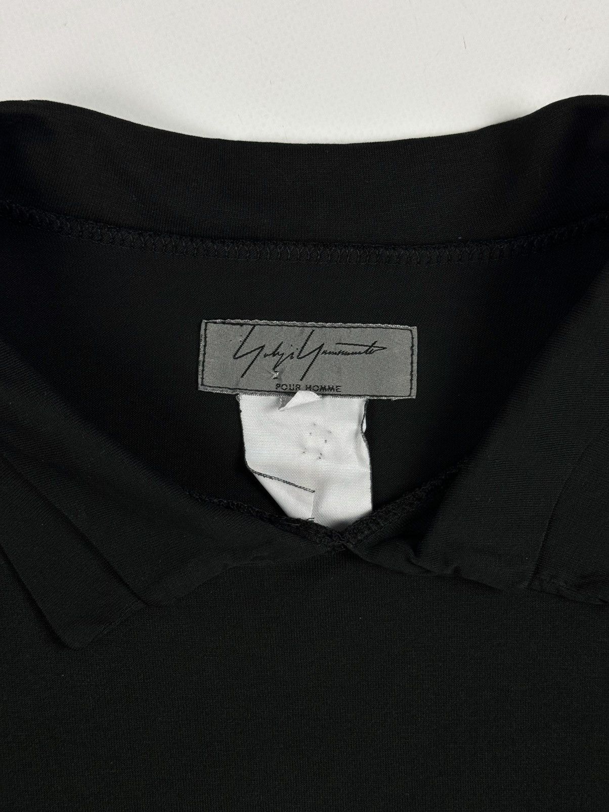 Vintage × Yohji Yamamoto Yohji Yamamoto Pour Home Vintage Polo Long Sleeve Pullover Size US M / EU 48-50 / 2 - 8 Thumbnail