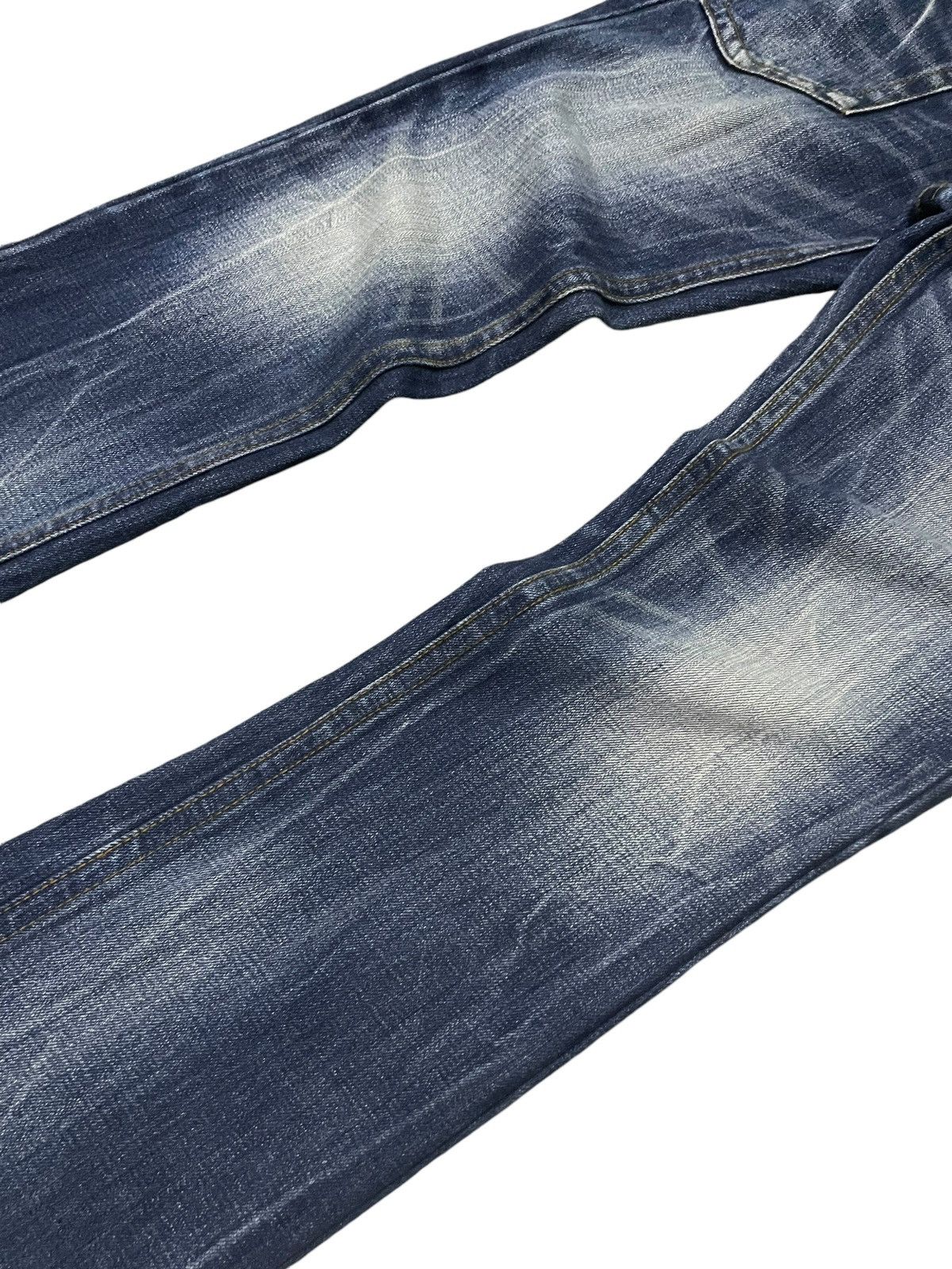 If Six Was Nine × LOWBOX × Le Grande Bleu (L.G.B.) Pure Paradise Japan Rhinestones Mens Flare Claw Mark Jeans Size US 32 / EU 48 - 10 Thumbnail
