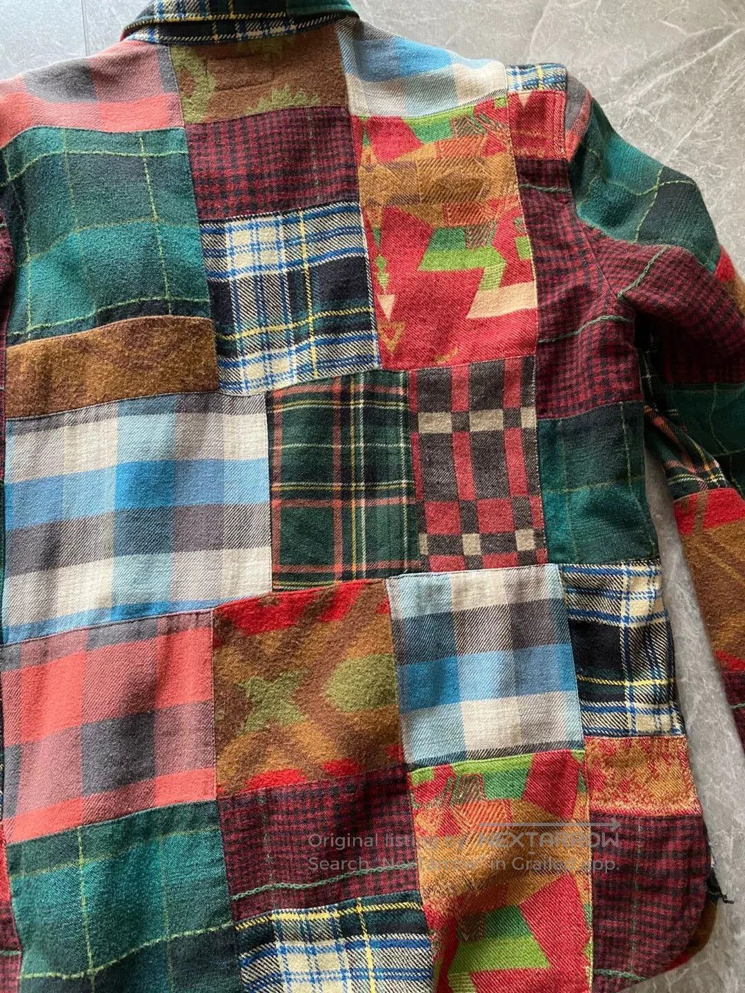 RRL Ralph Lauren rrl plaid shirt in multicolor design. Size XL / US 12-14 / IT 48-50 - 6 Thumbnail