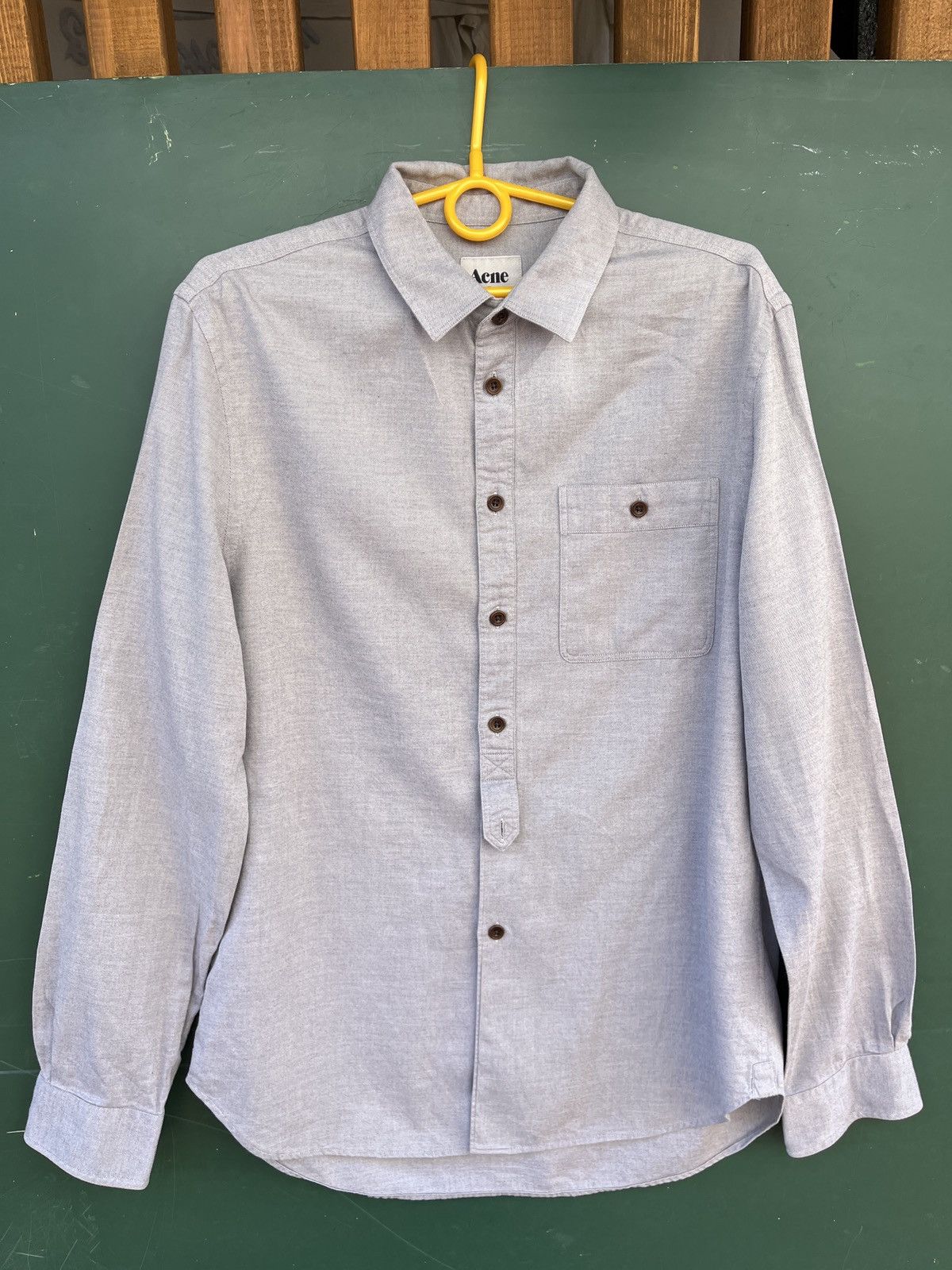 Acne Studios Grey Archive Vintage Shirt Acne Studios Tee Long Sleeve 50 Size US M / EU 48-50 / 2 - 1 Thumbnail