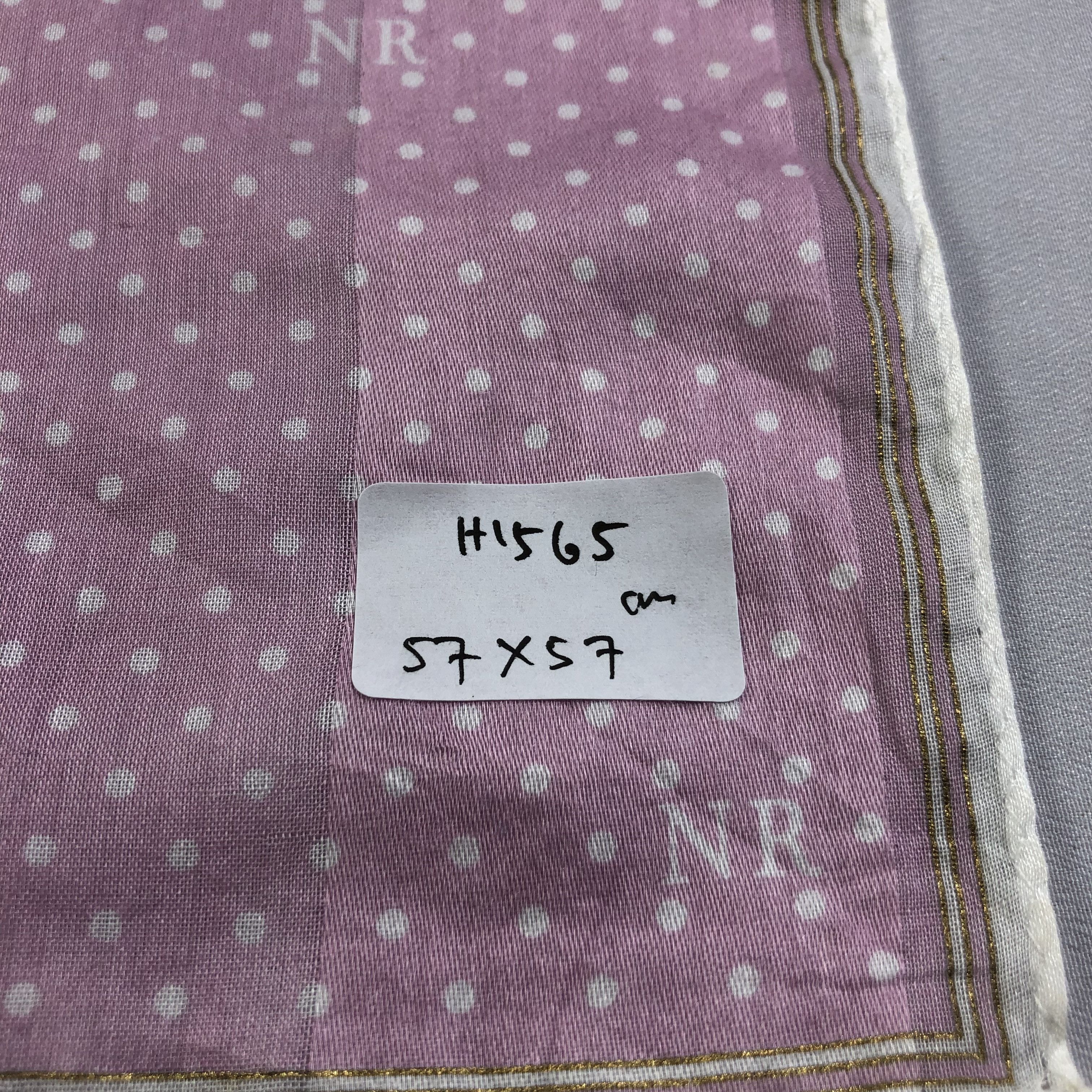 Nina Ricci Nina Ricci Monogram Handkerchief Neckerchief Bandana H1565 Size ONE SIZE - 7 Thumbnail