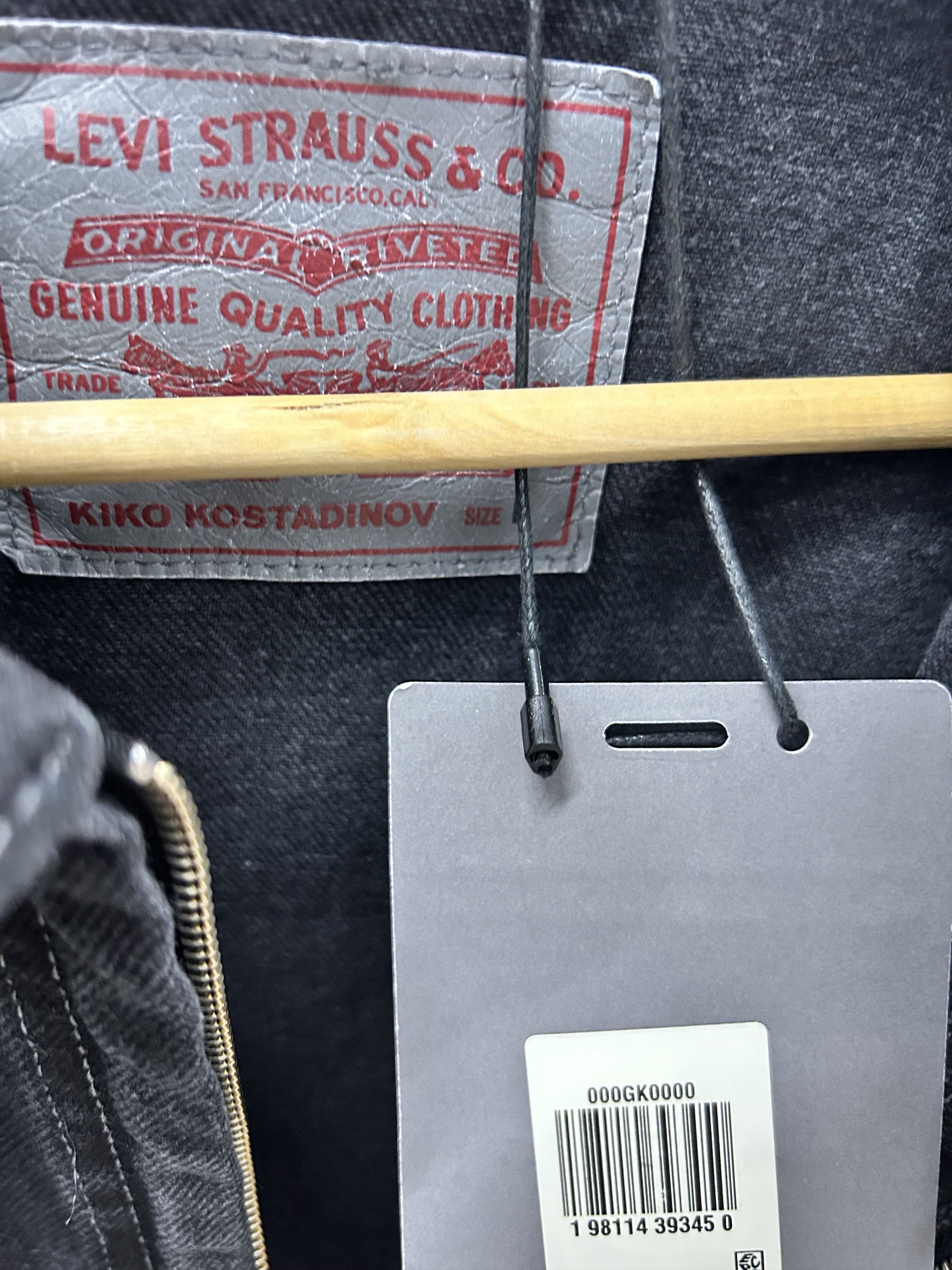 Kiko Kostadinov × Levi's Levi's Articulate Darted Jacket – Black Denim Size US M / EU 48-50 / 2 - 4 Thumbnail
