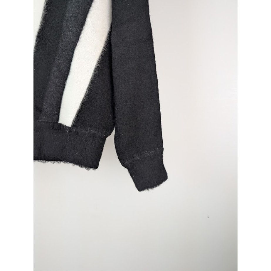 Saint Laurent Paris o1rshd1 555 / Laine Chevron Pull Knitwear in Naturel / Noir Size US M / EU 48-50 / 2 - 5 Thumbnail