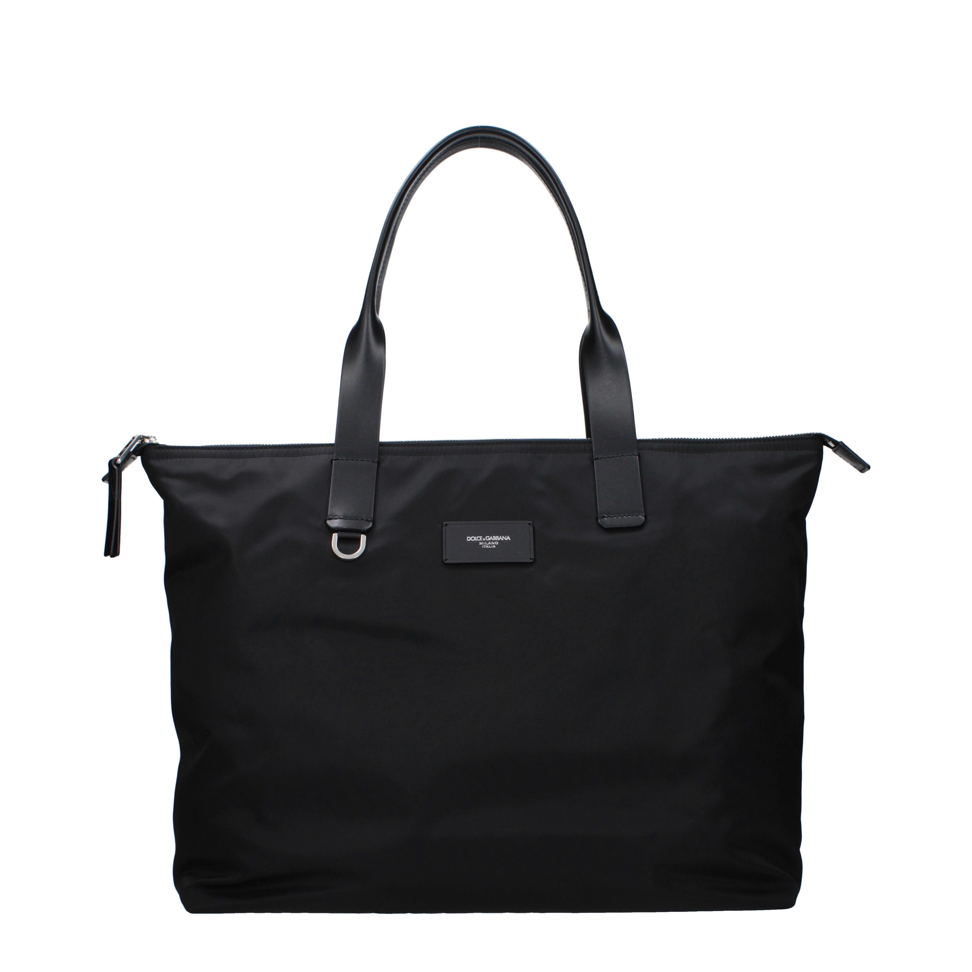 Dolce & Gabbana Dolce&Gabbana Shoulder Bags Men Nylon Black Size ONE SIZE - 1 Thumbnail