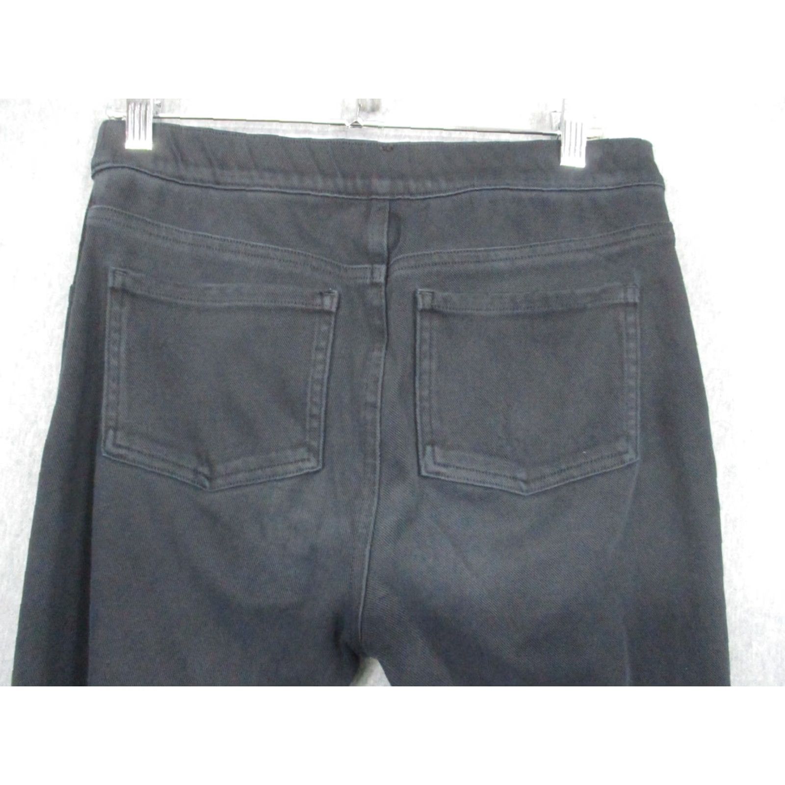 Spanx Spanx Jeans Women Medium Black Pull On Stretch Tummy Shaping Denim High Rise Slimming Pockets Ankle 28 In Inseam Womens Size 32" / US 10 / IT 46 - 7 Thumbnail