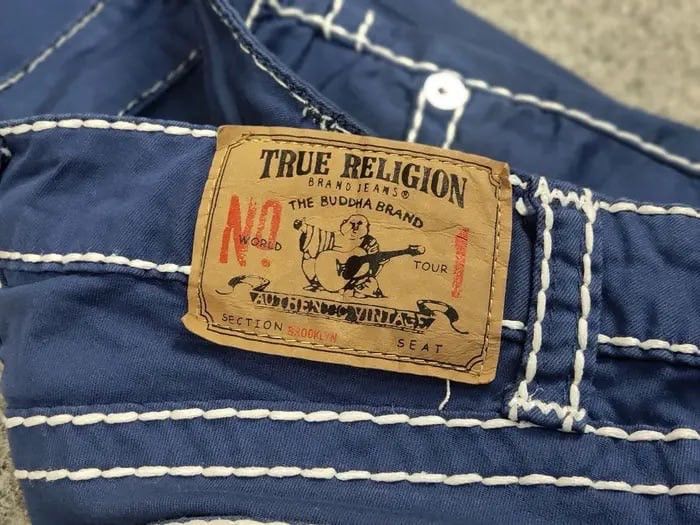 True Religion True Religion Brooklyn Blue Denim Vintage Jeans Made in USA Size 28" / US 6 / IT 42 - 16 Thumbnail