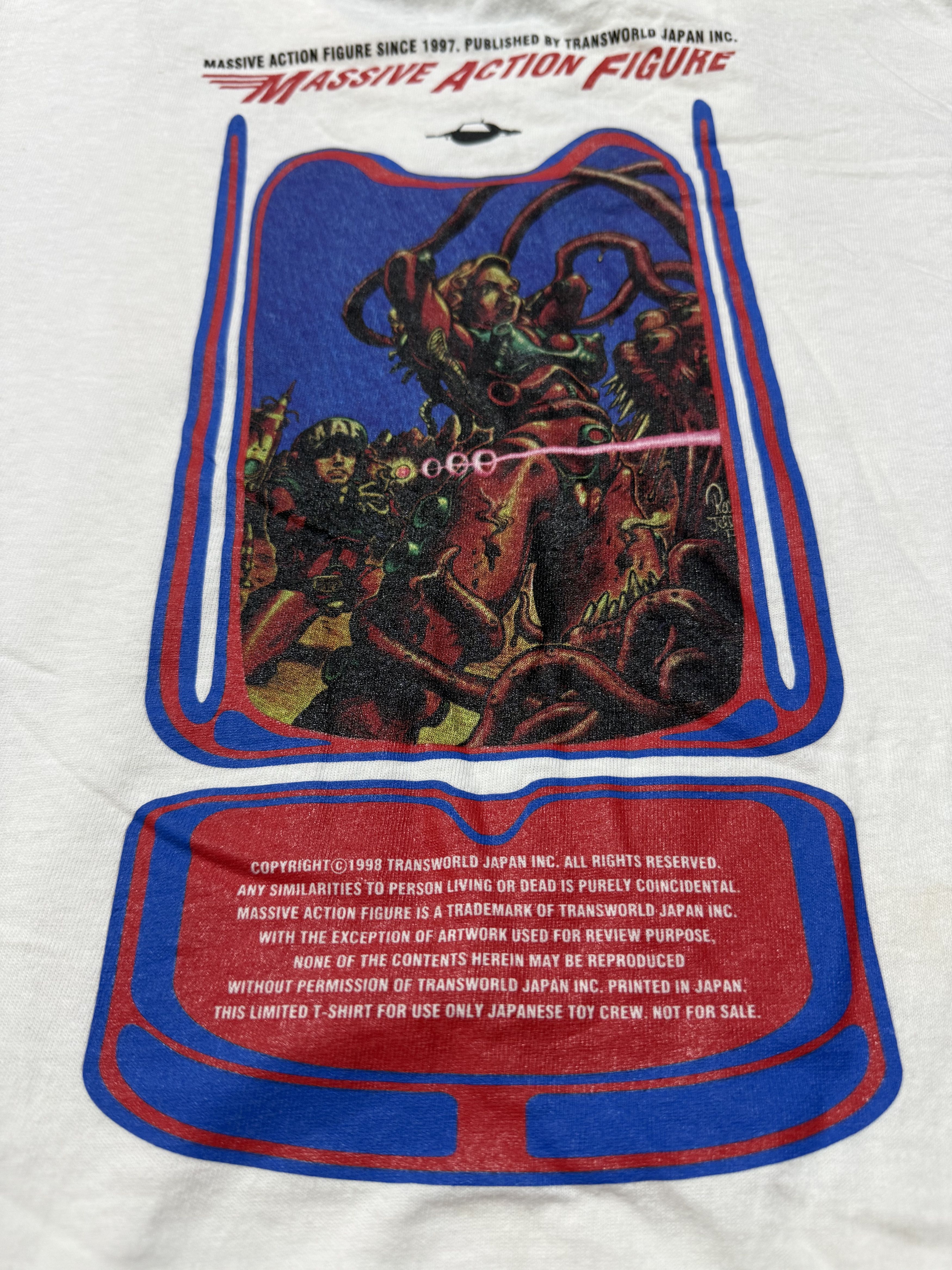 Vintage Vintage 90s Massive Action Figure Promo T-Shirt Size US XL / EU 56 / 4 - 3 Thumbnail