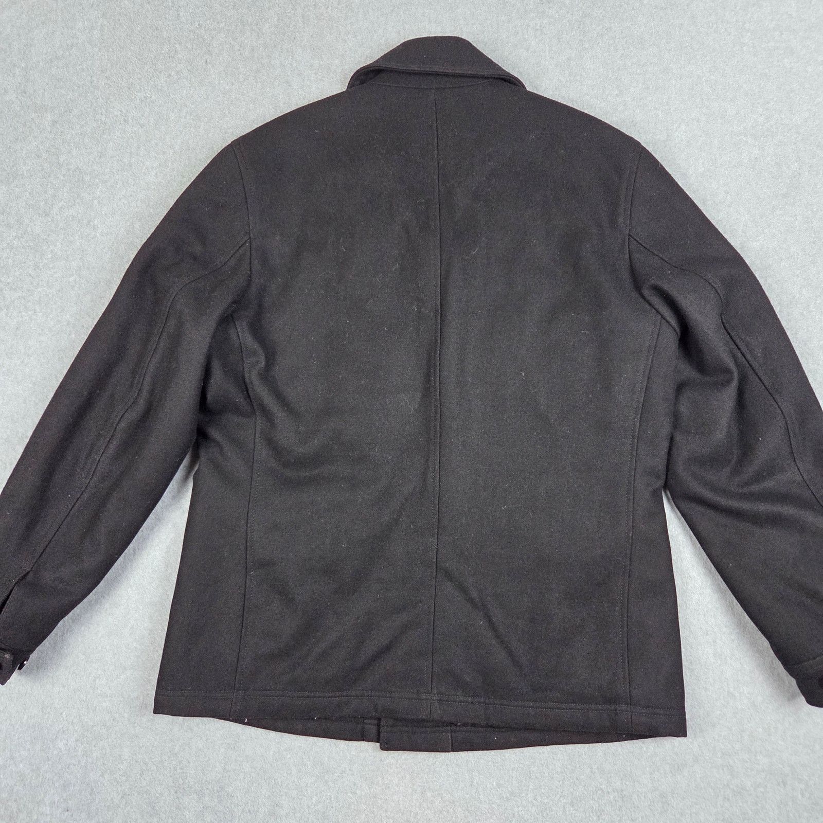 Michael Kors Michael Kors Medium Black Wool Blend Field Jacket Pea Coat Size US M / EU 48-50 / 2 - 6 Thumbnail