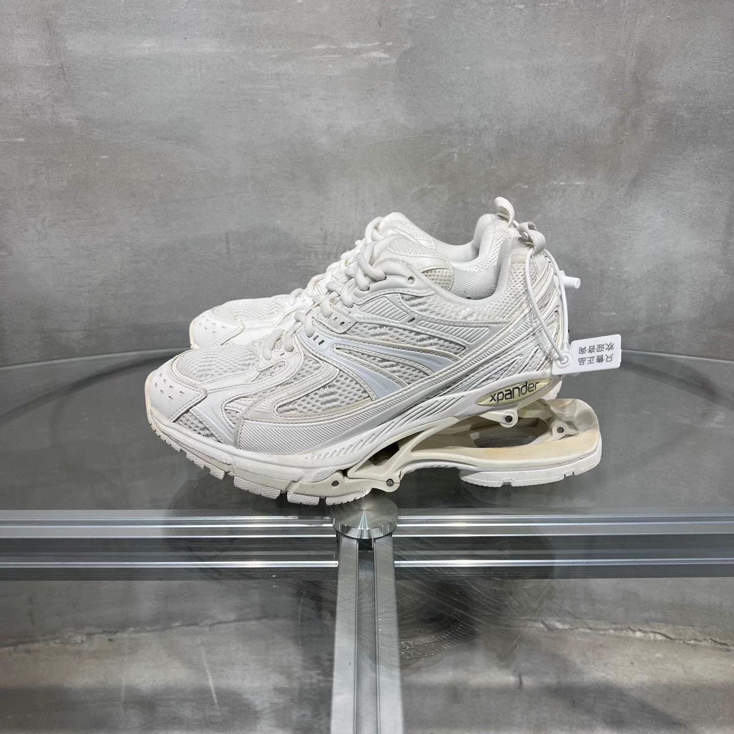 Balenciaga Balenciaga x-pander white spring women's 38 trainer Size US 7 / IT 37 - 3 Thumbnail