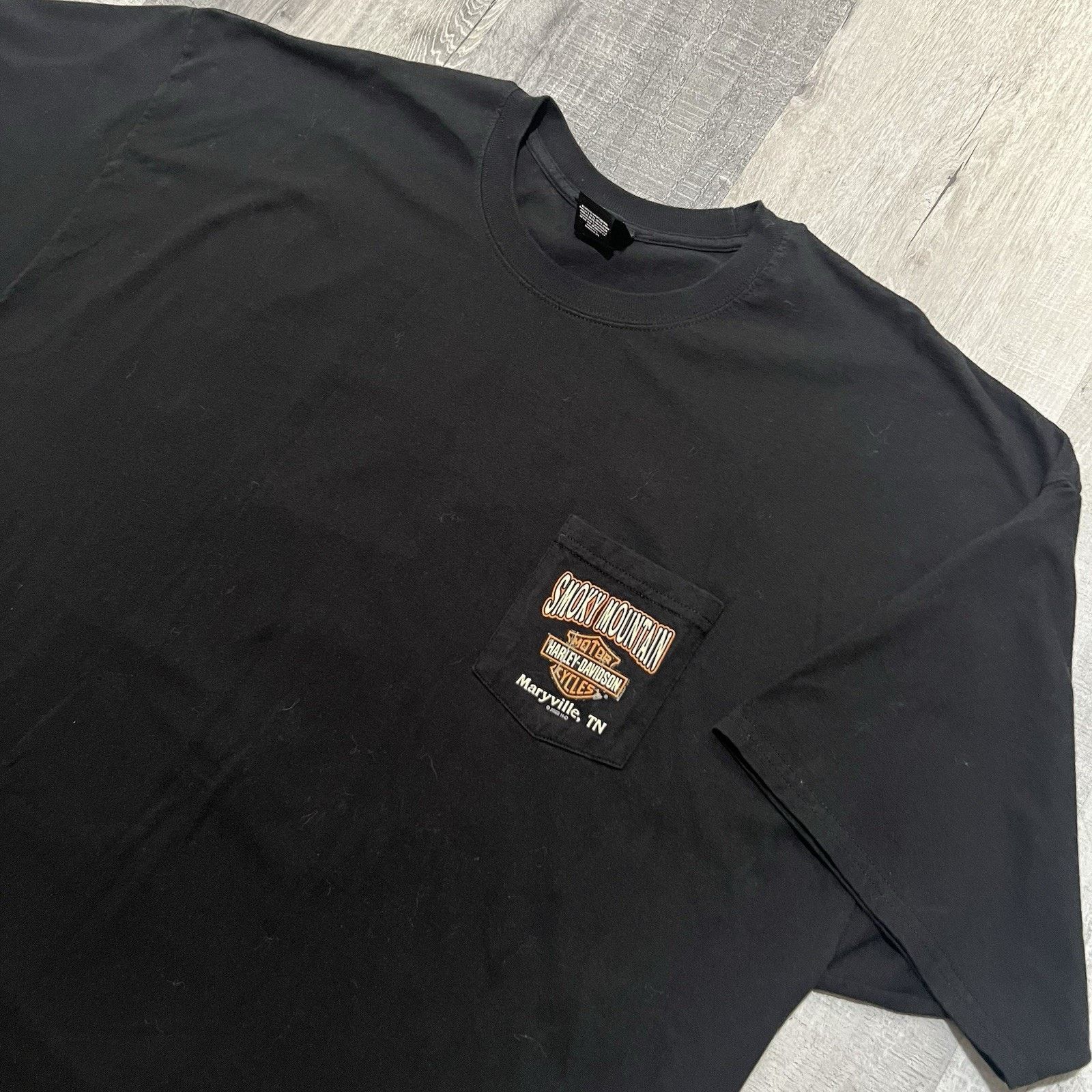 Harley Davidson Harley Davidson Smoky Mountain Biker TN Motorcycle T Shirt Size US XXL / EU 58 / 5 - 3 Thumbnail