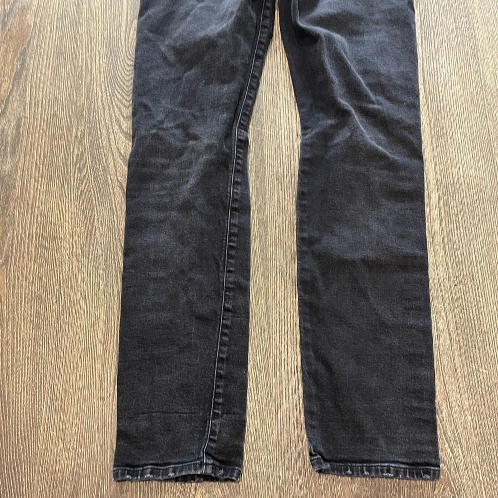 American Eagle Outfitters American Eagle Mens Flex Straight Jeans Mid Rise Black 31x32 Size US 31 - 11 Thumbnail