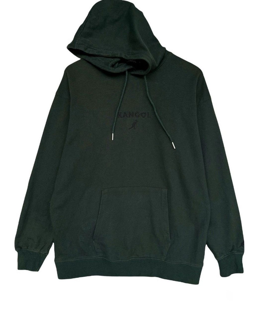 Designer × Kangol Kangol Embroidered Logo Green Baggy Hoodie Size US M / EU 48-50 / 2 - 1 Thumbnail