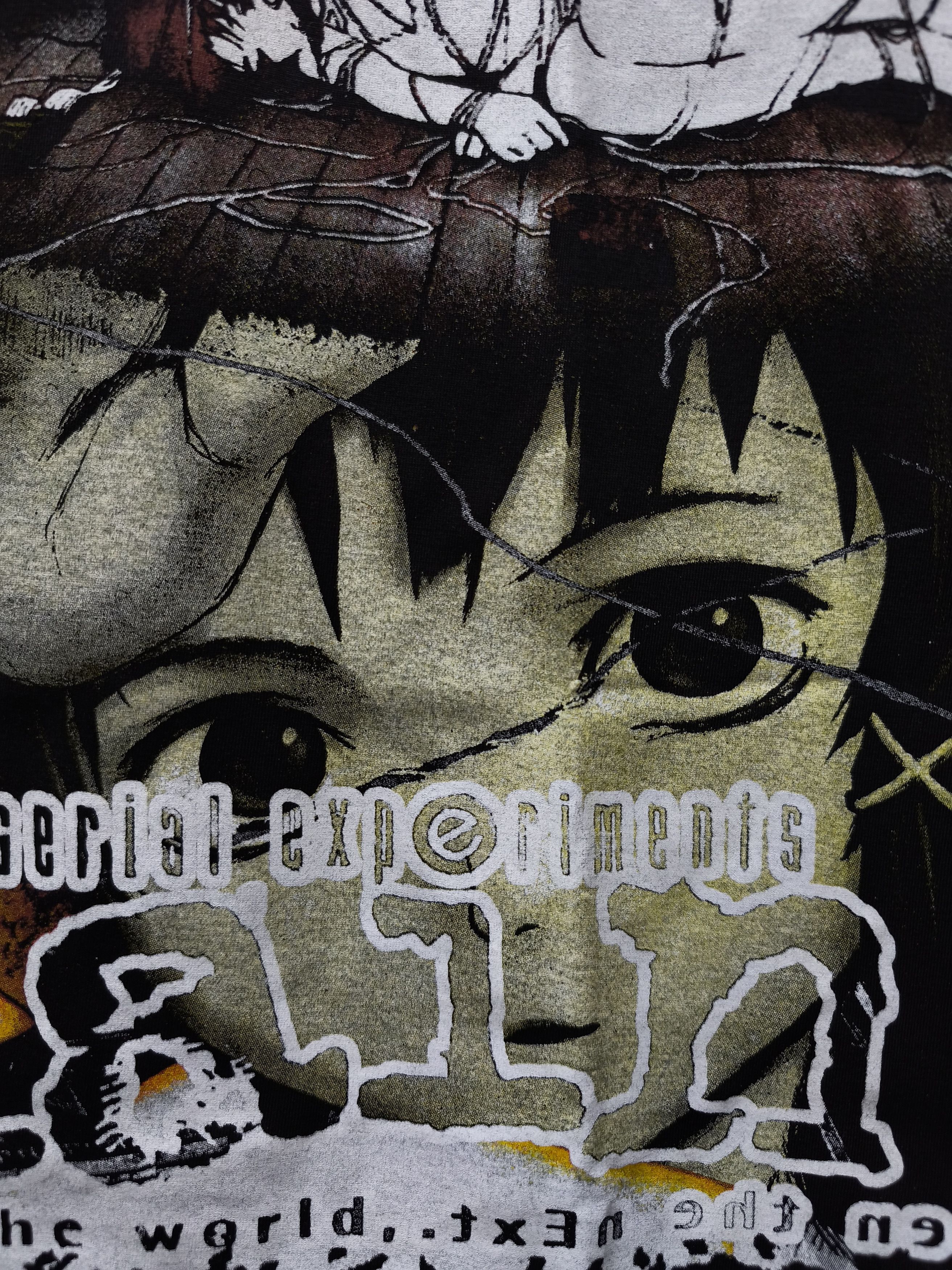 Anime Serial Experiments Lain V3 T-shirt Size US XL / EU 56 / 4 - 6 Thumbnail