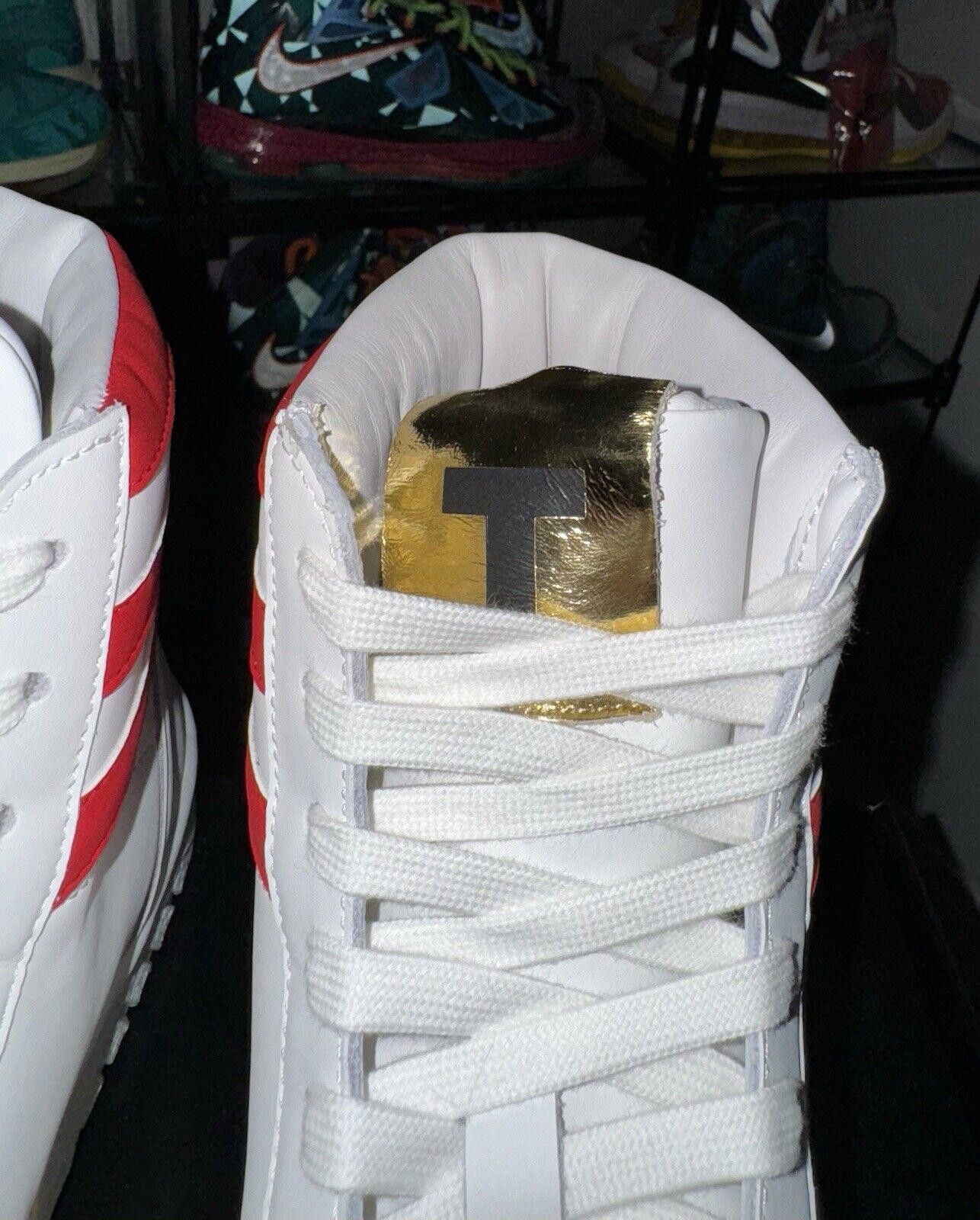 Designer TRUMP SNEAKERS Numbered 562/5000 FIGHT Sneakers sz 11 Size US 11 / EU 44 - 7 Thumbnail