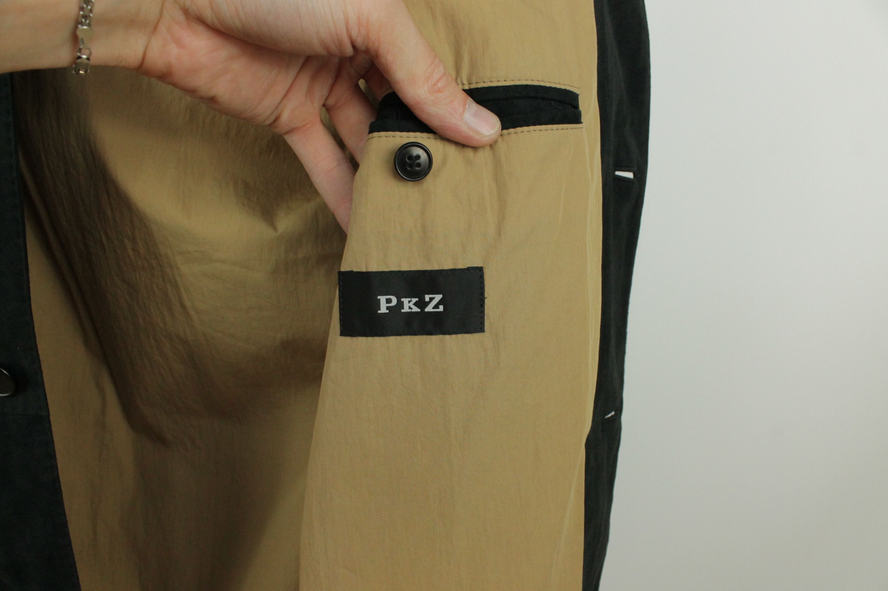 Piattelli × Vintage Vintage Piatelli Roma Amareta Black Faux Suede Men's Jacket Size US L / EU 52-54 / 3 - 9 Thumbnail