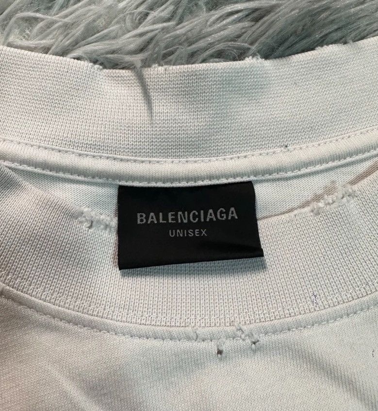Balenciaga Balenciaga 24SS white tape embossed paper sh 2410-Nextarrow Size US L / EU 52-54 / 3 - 6 Thumbnail