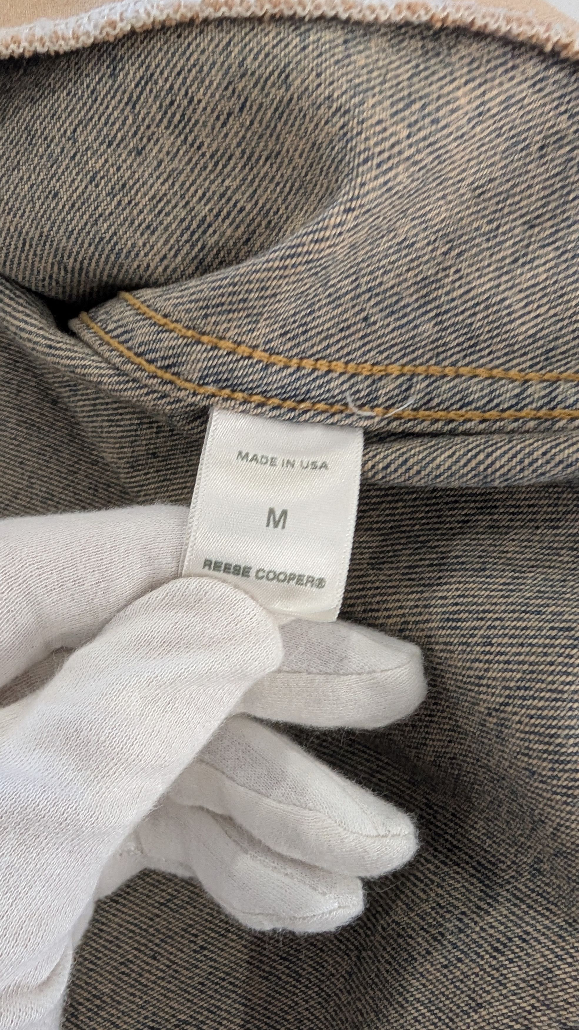 Reese Cooper Reese Cooper Spring 2024 Curved Washed Denim Work Jacket Size US M / EU 48-50 / 2 - 10 Thumbnail