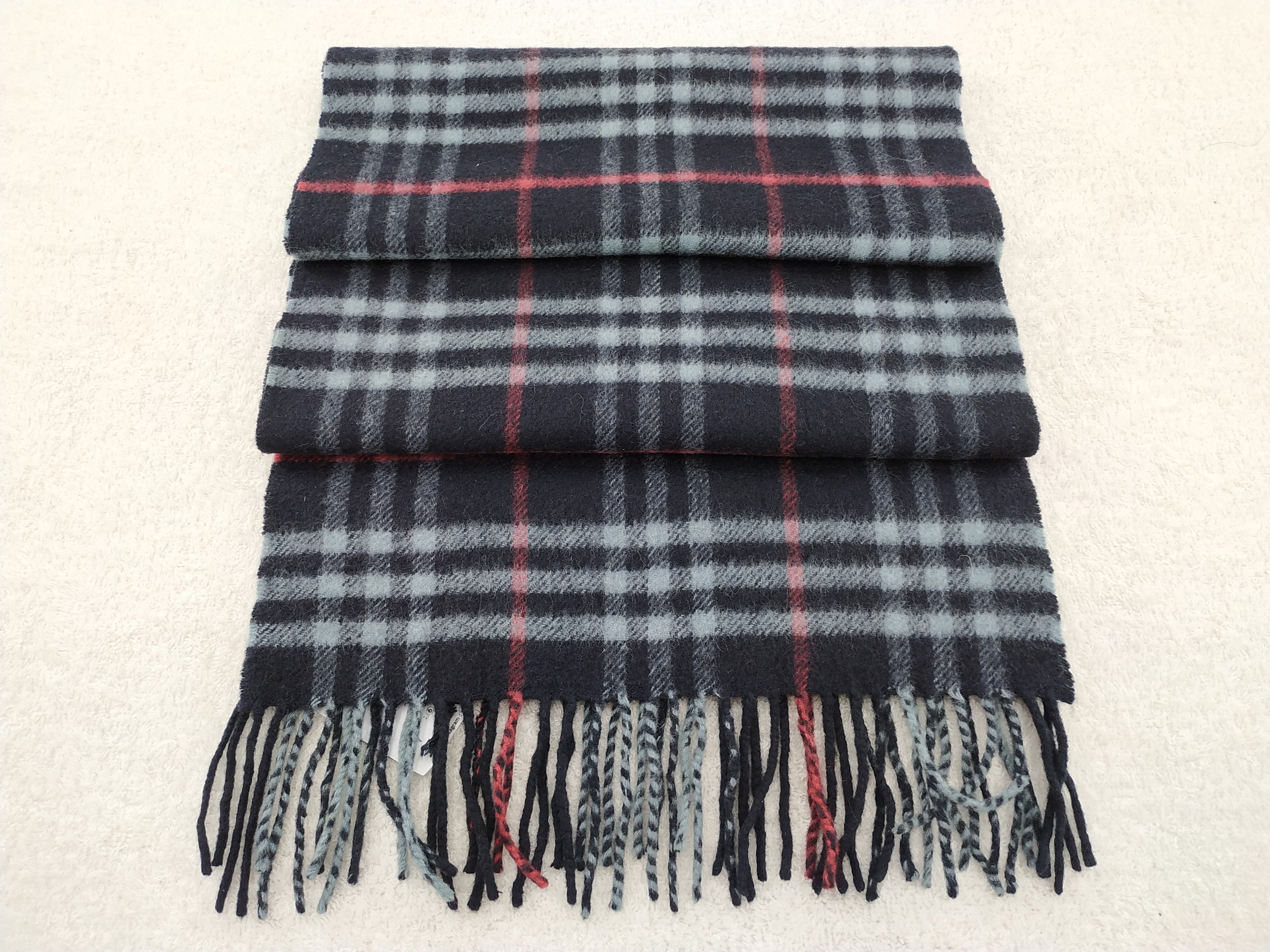 Burberry × Vintage Burberry Scarf / Muffler / Neckwear - WW190 Size ONE SIZE - 5 Thumbnail
