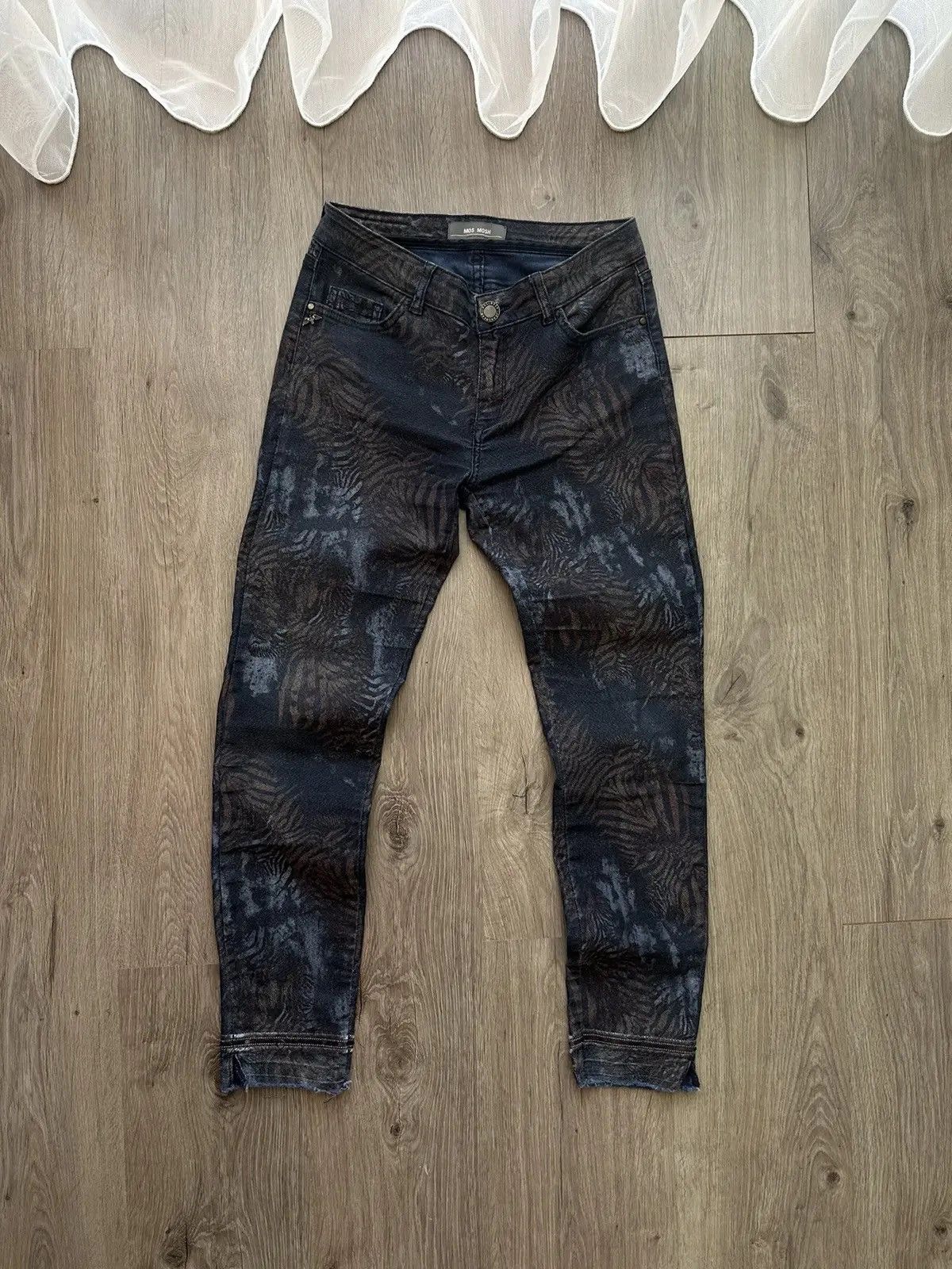 Vintage Vintage Mos Mosh Cool Summer Printed Denim Pants Size 26" / US 2 / IT 38 - 3 Thumbnail