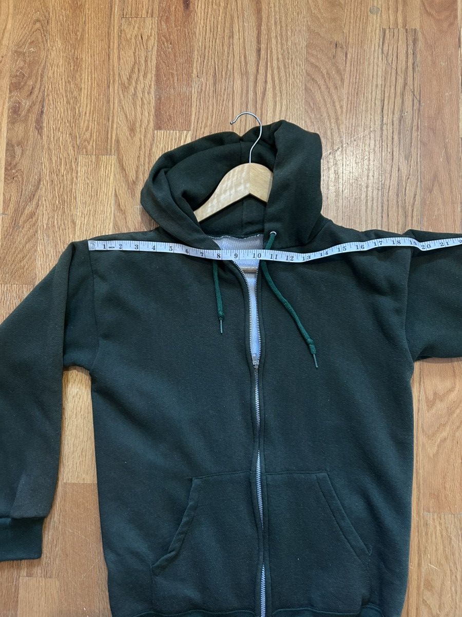 Vintage Vintage 60s 70s Pine Green Zip Sweatshirt Size US XS / EU 42 / 0 - 5 Thumbnail