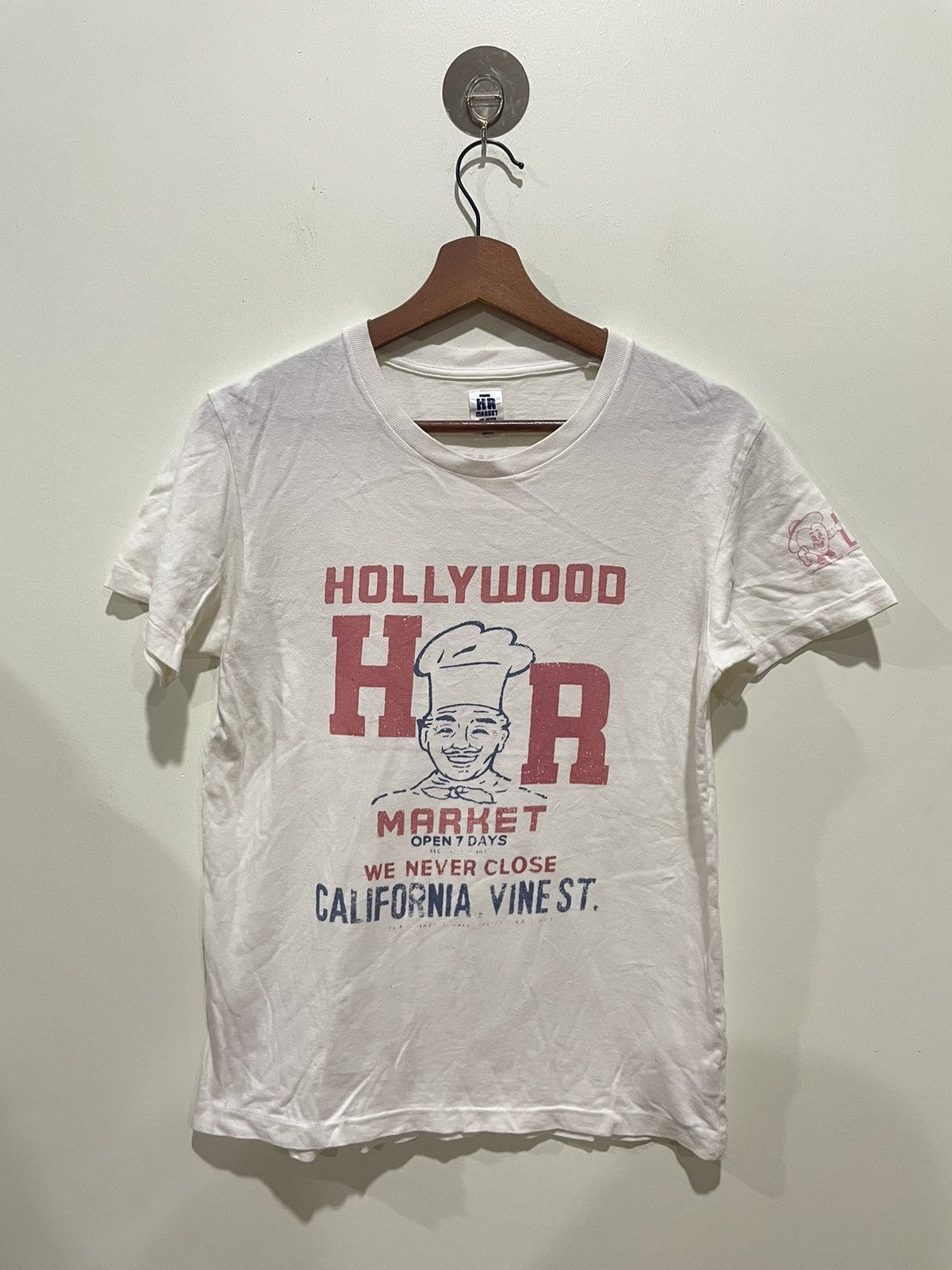 image of Hollywood Ranch&market Hr Market Tshirt in White, Men's (Size XS)