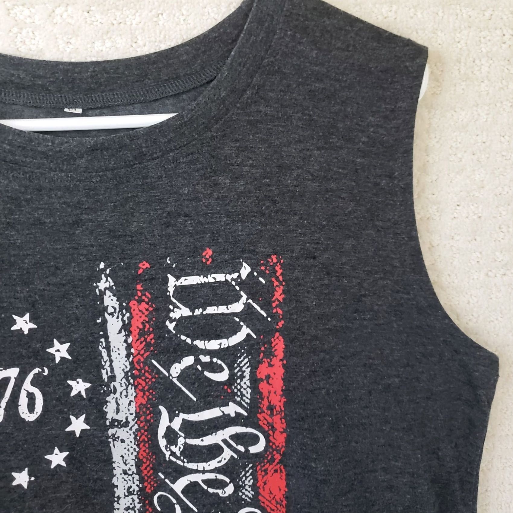 Gildan Gildan Women's XL Tank Top Black "We the People" Cotton Comfort Graphic Printed USA Size XL / US 12-14 / IT 48-50 - 6 Thumbnail