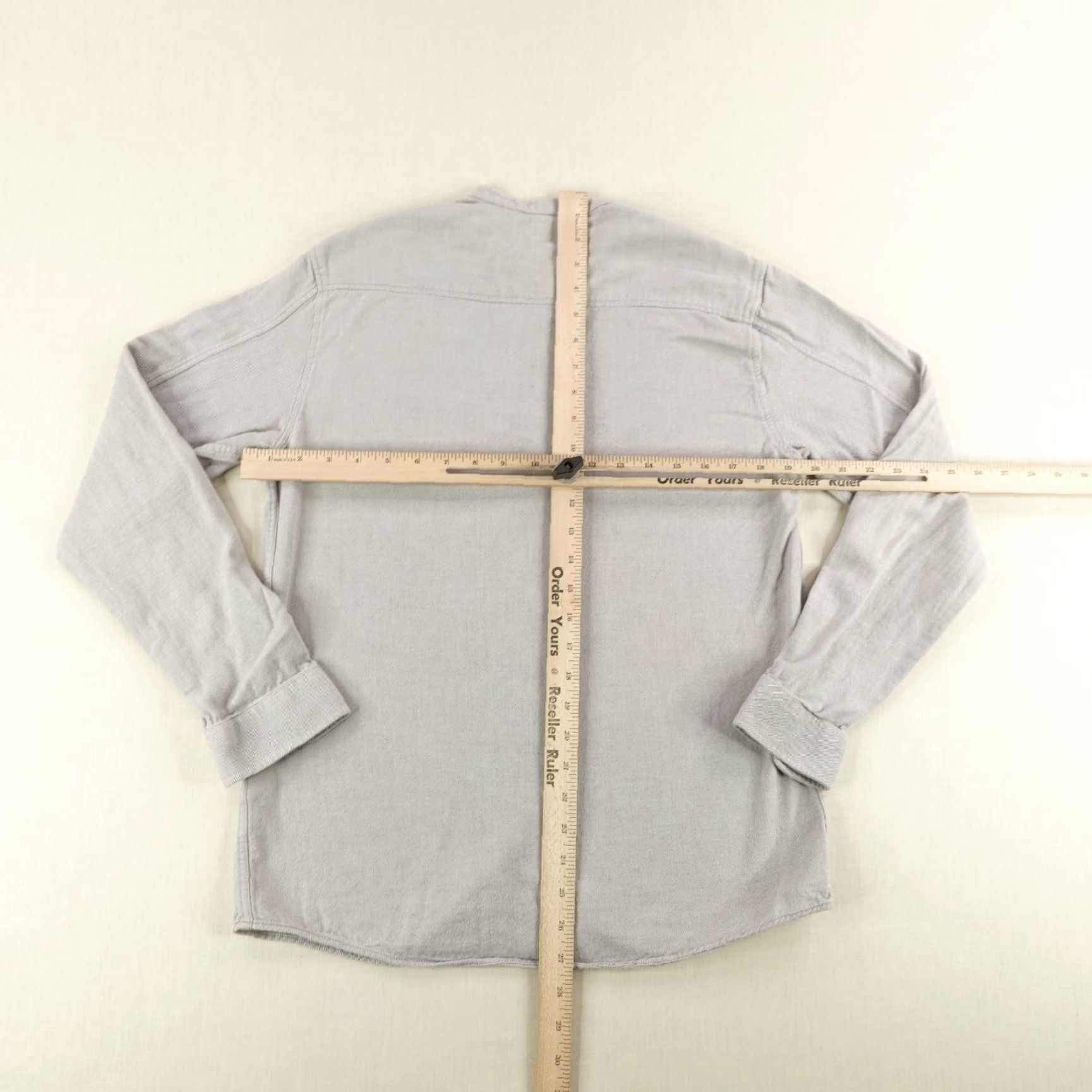 Cos VINTAGE COS Shirt Men's Small Flannel Long Sleeve Button-Up Collared Casual Gray Size US S / EU 44-46 / 1 - 6 Thumbnail