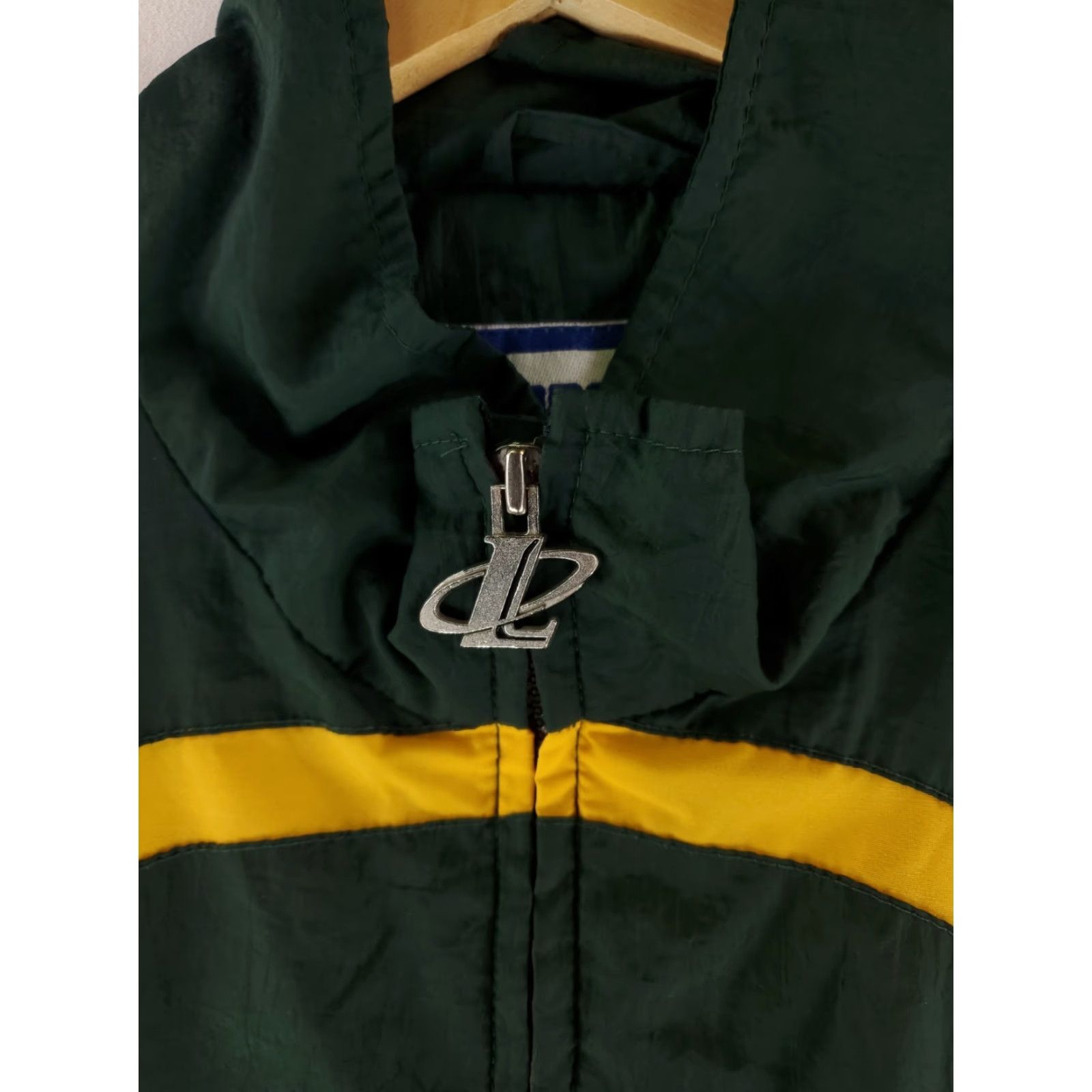 Logo Athletic VINTAGE Logo Athletic Windbreaker Jacket Green Bay Packers VTG 90s Full Zip Mens 3XL Green Size US XXL / EU 58 / 5 - 5 Thumbnail