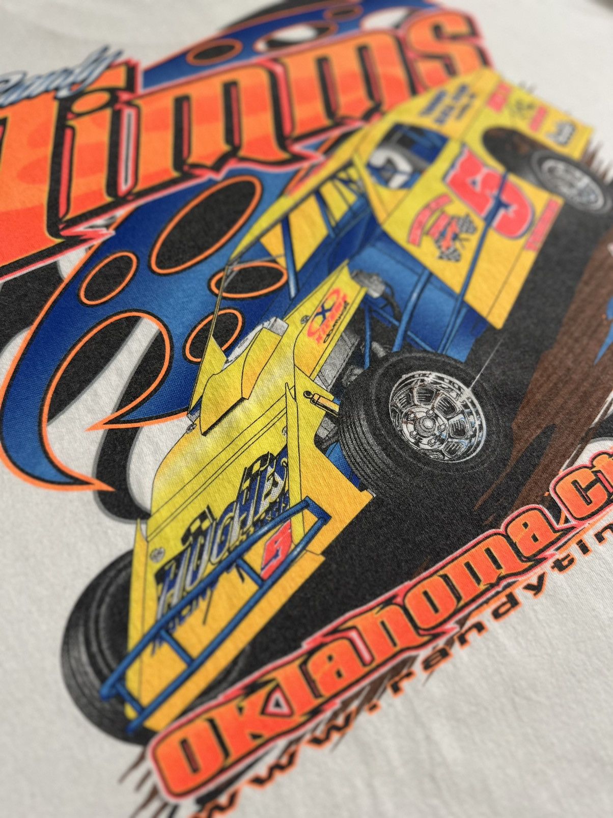 Chase Authentics × NASCAR Vintage 2005 Randy Timms Dirt Track Racing Graphic Tee Size US XL / EU 56 / 4 - 13 Thumbnail