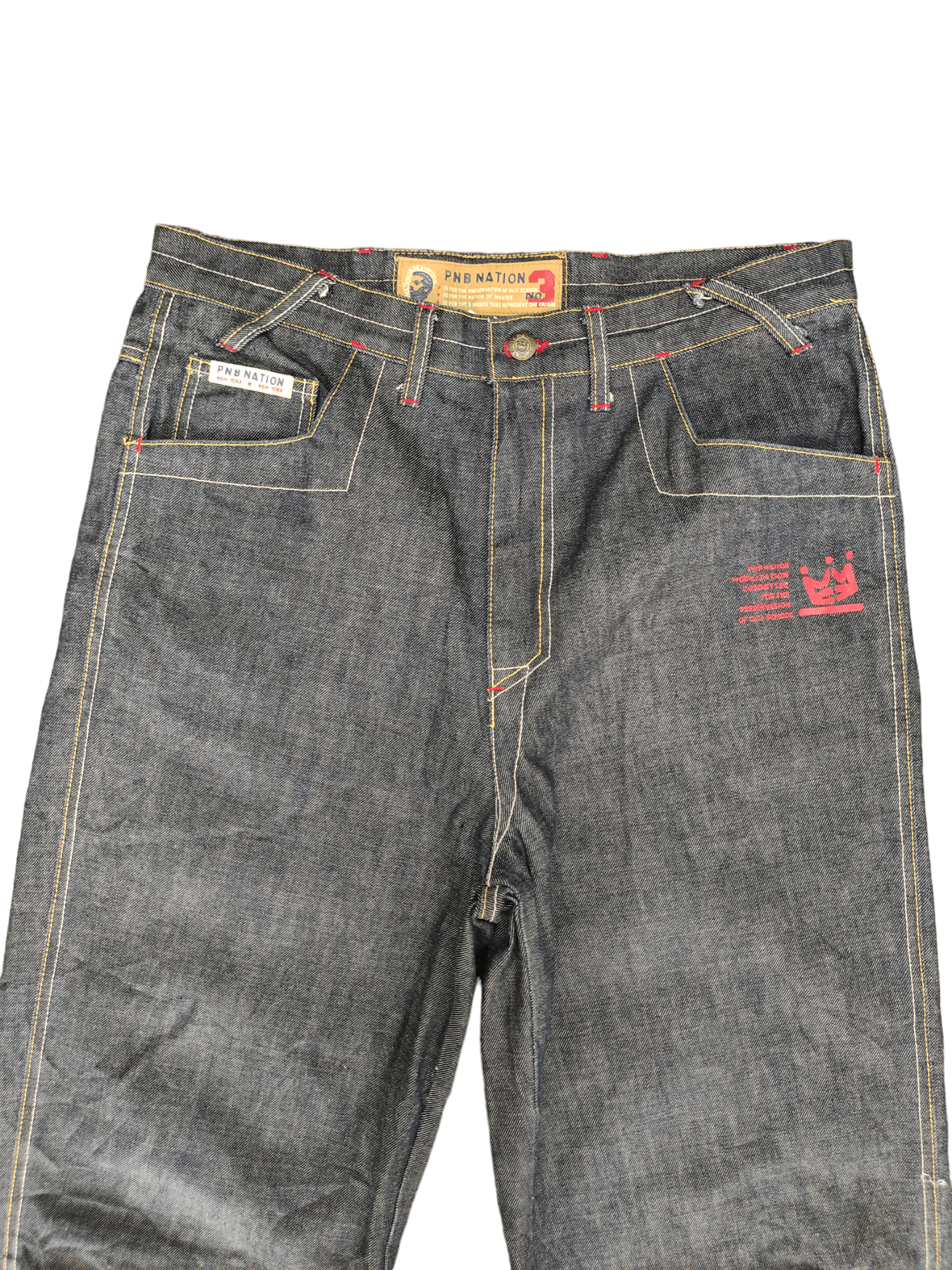 Ecko Unltd. Baggy Jeans Pnb Nation Wide Leg Jeans Y2k Jnco Size US 34 / EU 50 - 10 Thumbnail