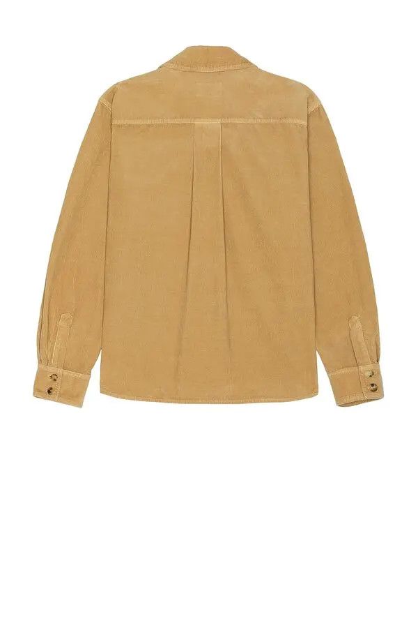 Saint Laurent Paris oc11z0126 795555 Overshirt in Corduroy in Dry Wood Size US XL / EU 56 / 4 - 2 Thumbnail