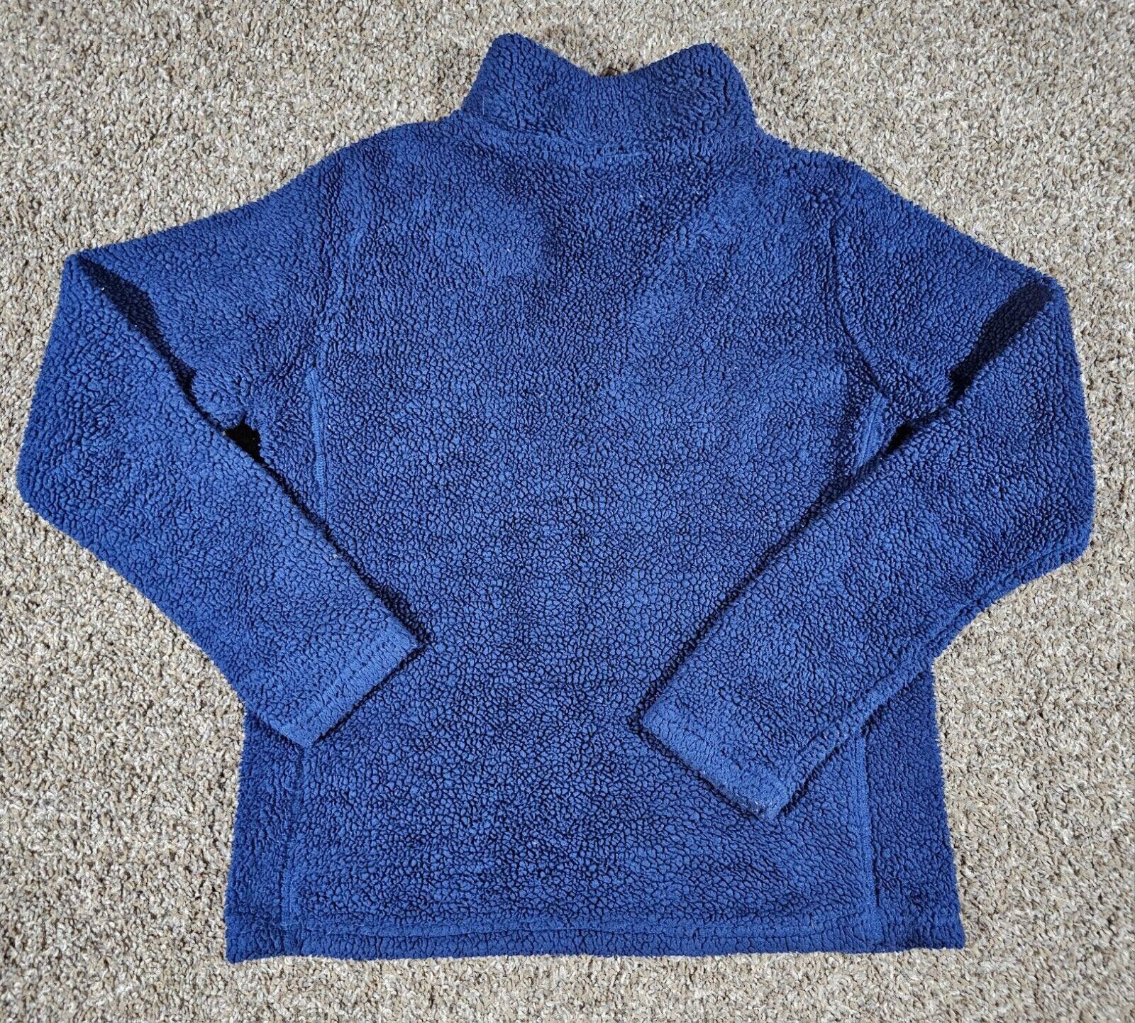 Ben Sherman Sedona Arizona MV Sport 1/4 zip blue sherpa sweater S Stains Size US S / EU 44-46 / 1 - 8 Thumbnail