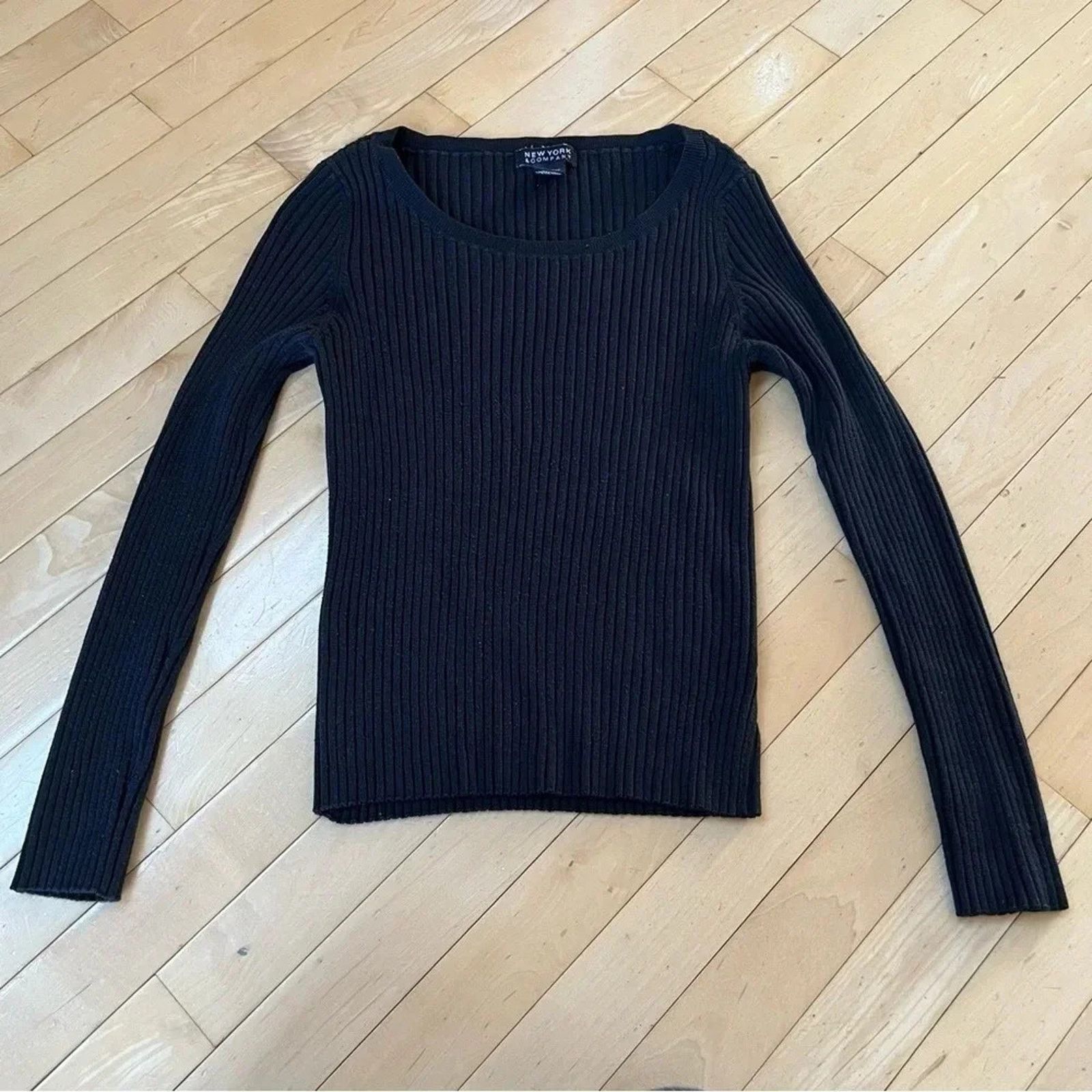 Other New York & Company Women's Sweater Sz XL Black Stretch 90’s Size XL / US 12-14 / IT 48-50 - 1 Thumbnail