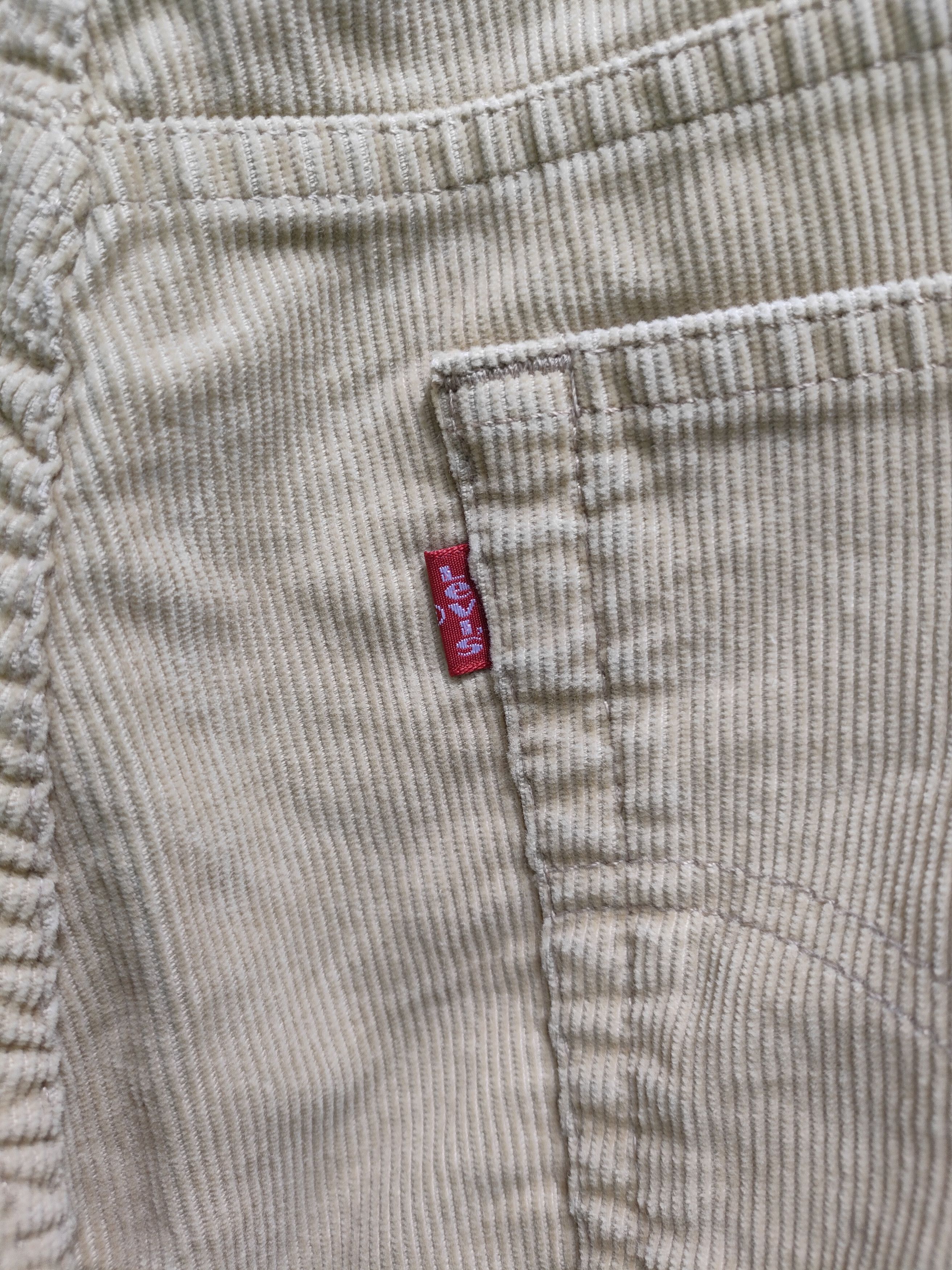 Levi's 00s vintage Levi's Corduroy Beige Pants Size US 36 / EU 52 - 5 Thumbnail