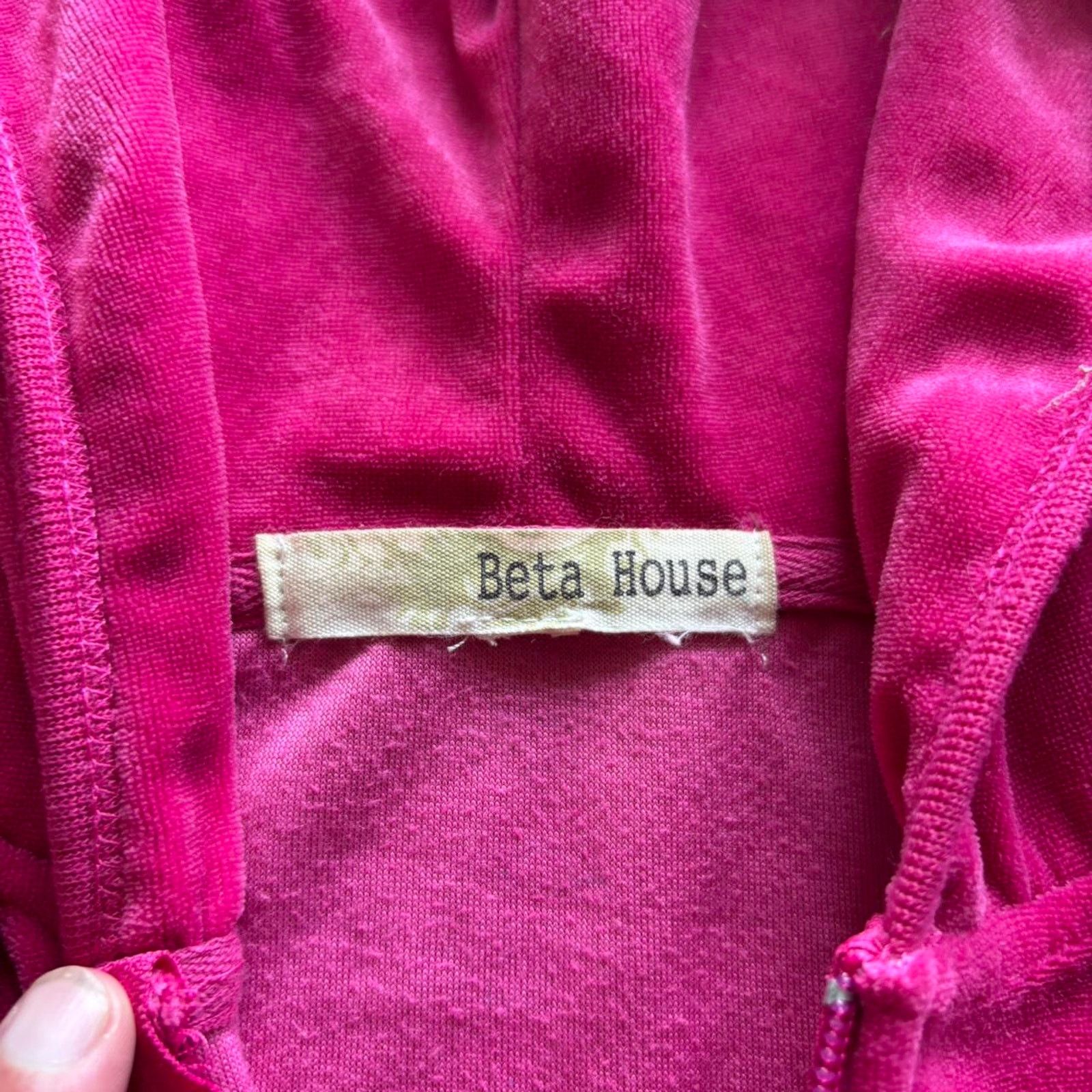 Juicy Couture × Juicy Couture Jeans × Vintage Vintage Y2K Juicy Couture Style Velour Cropped Hoodie Size S / US 4 / IT 40 - 3 Thumbnail