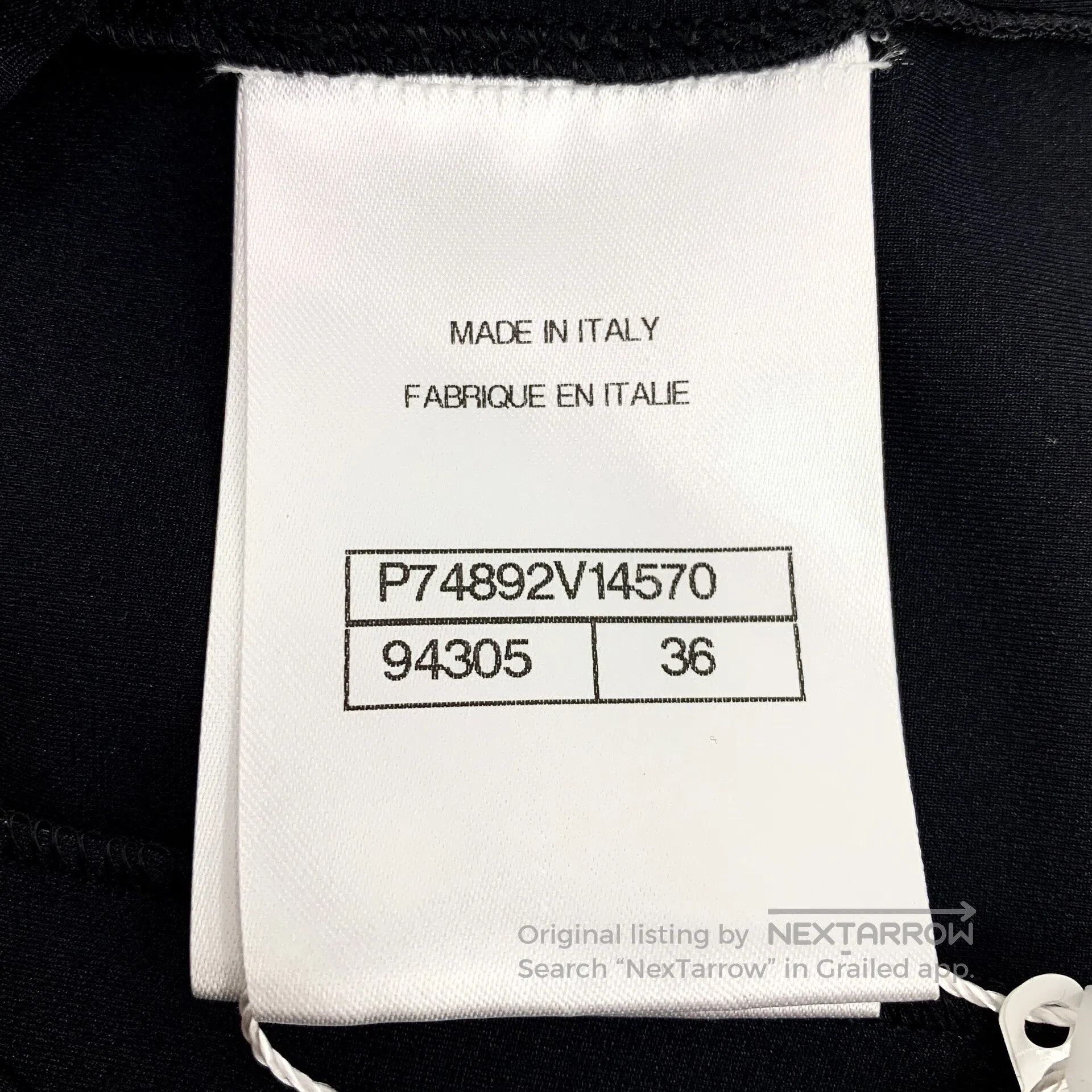 Chanel Chanel Black logo diamond-encrusted bow one-shoulder strap Size XS / US 0-2 / IT 36-38 - 6 Thumbnail