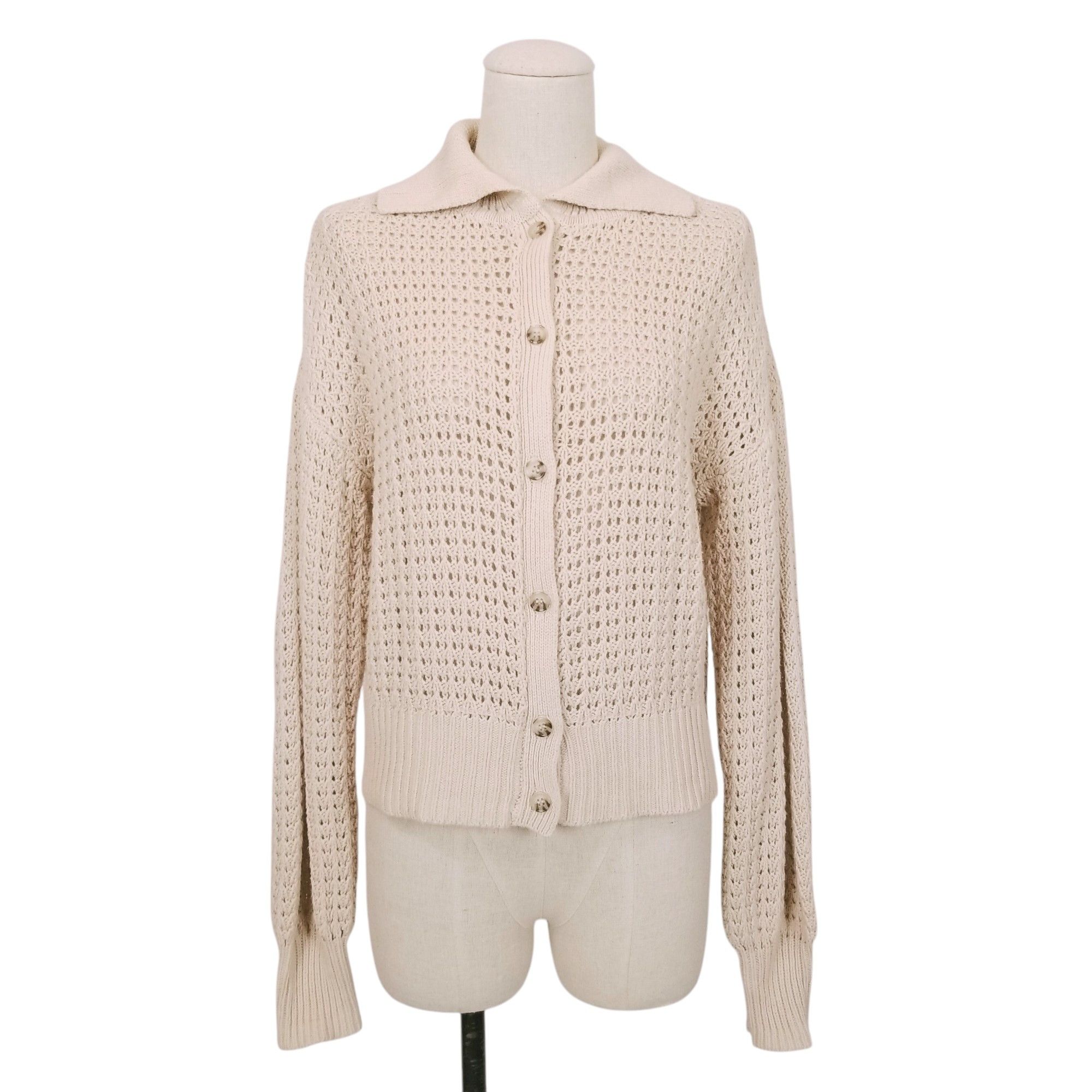 Rachel Zoe Button Front Cotton Cardigan Size S / US 4 / IT 40 - 1 Thumbnail