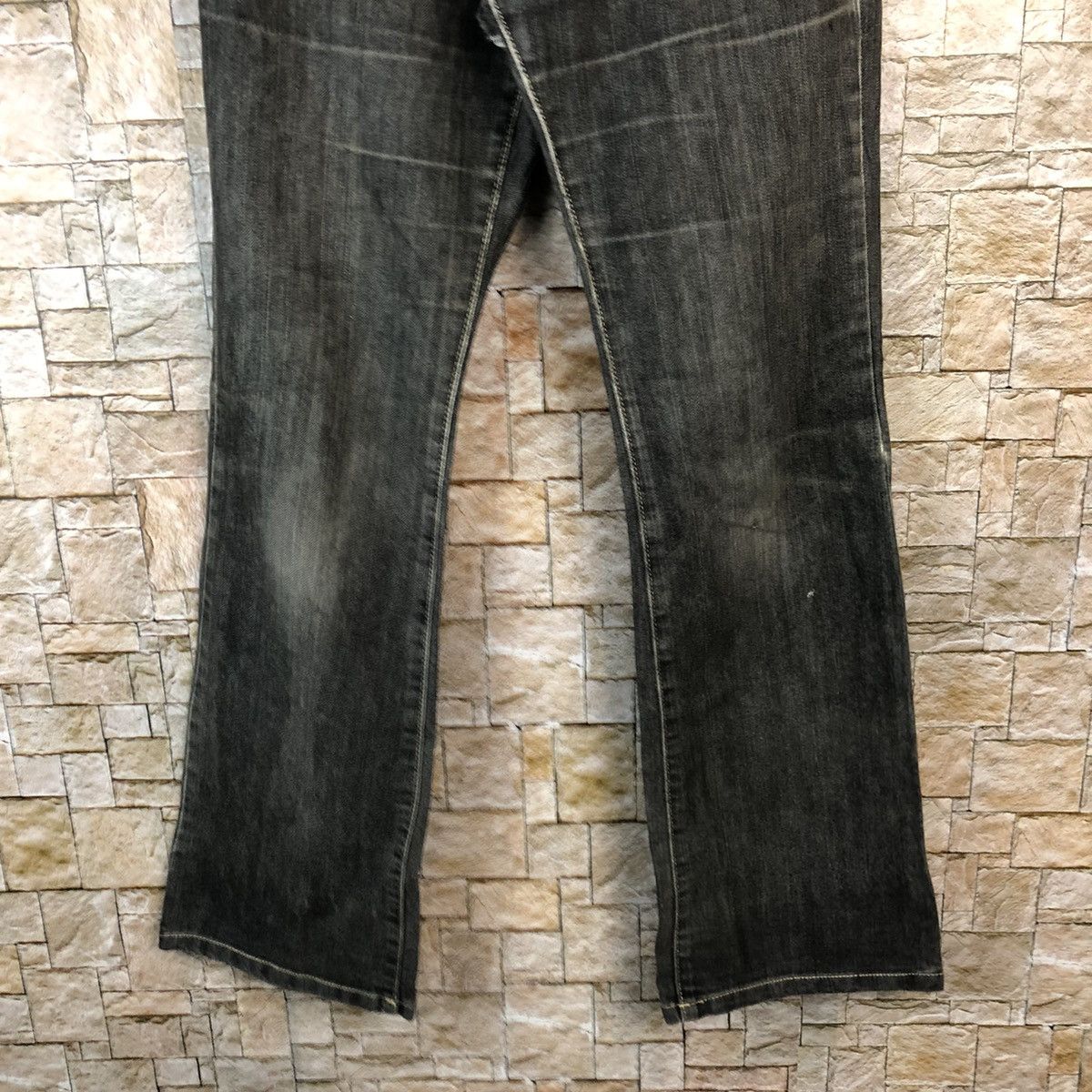 Japanese Brand Facilie Black vintage denim Jeans #A1120 Size 26" / US 2 / IT 38 - 6 Thumbnail