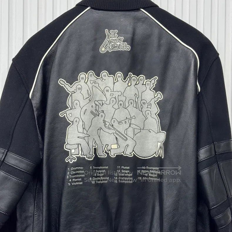 Louis Vuitton Louis Vuitton Black Labeled Printed Baseball Jacket Size US M / EU 48-50 / 2 - 4 Thumbnail