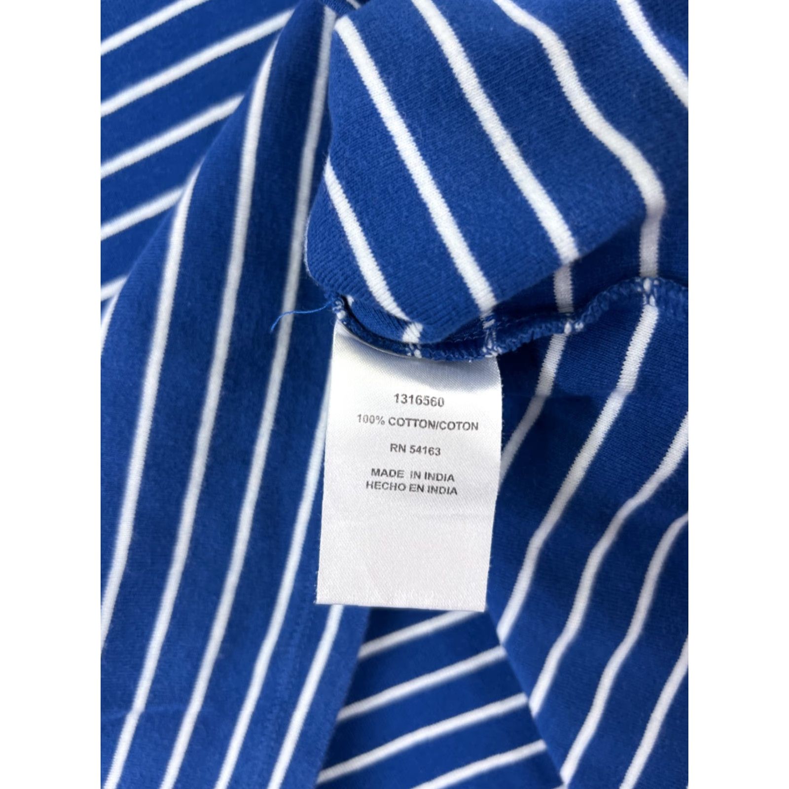 Tommy Hilfiger VINTAGE Tommy Hilfiger Shirt Women Medium Striped Cotton Short Sleeve Logo Casual Fashion Size M / US 6-8 / IT 42-44 - 7 Thumbnail